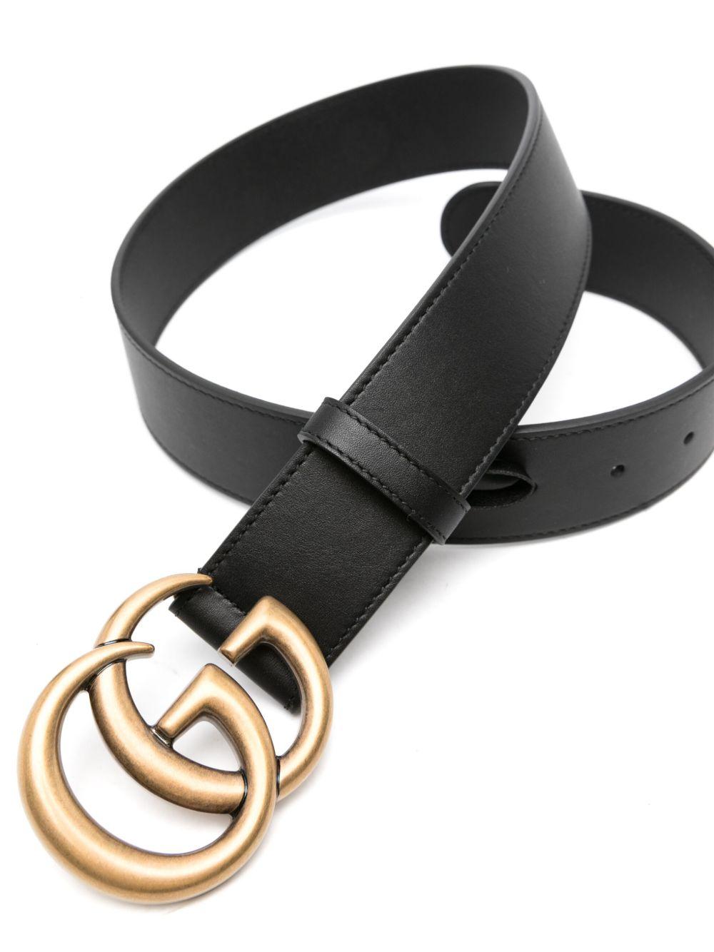 Double G leather belt Product Image