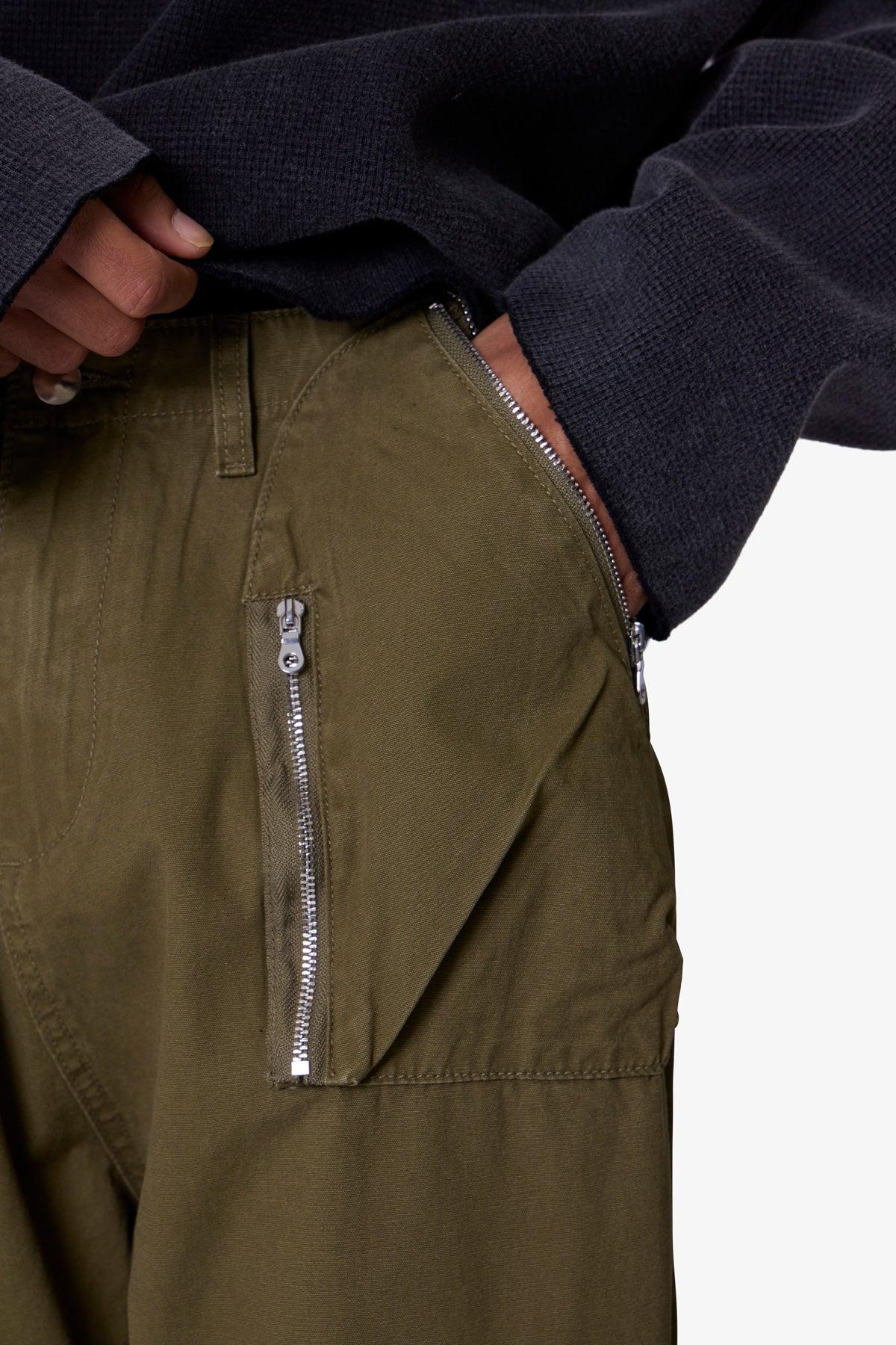 Ultra Baggy Tactical Cargo Pants - Olive Product Image