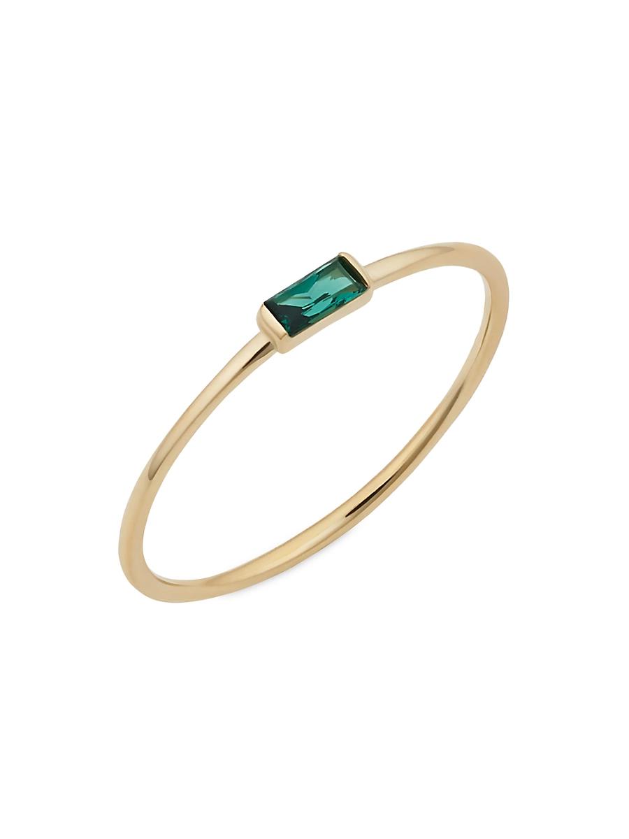 Womens 14K Yellow Gold, Fresco Baguette Ring Product Image