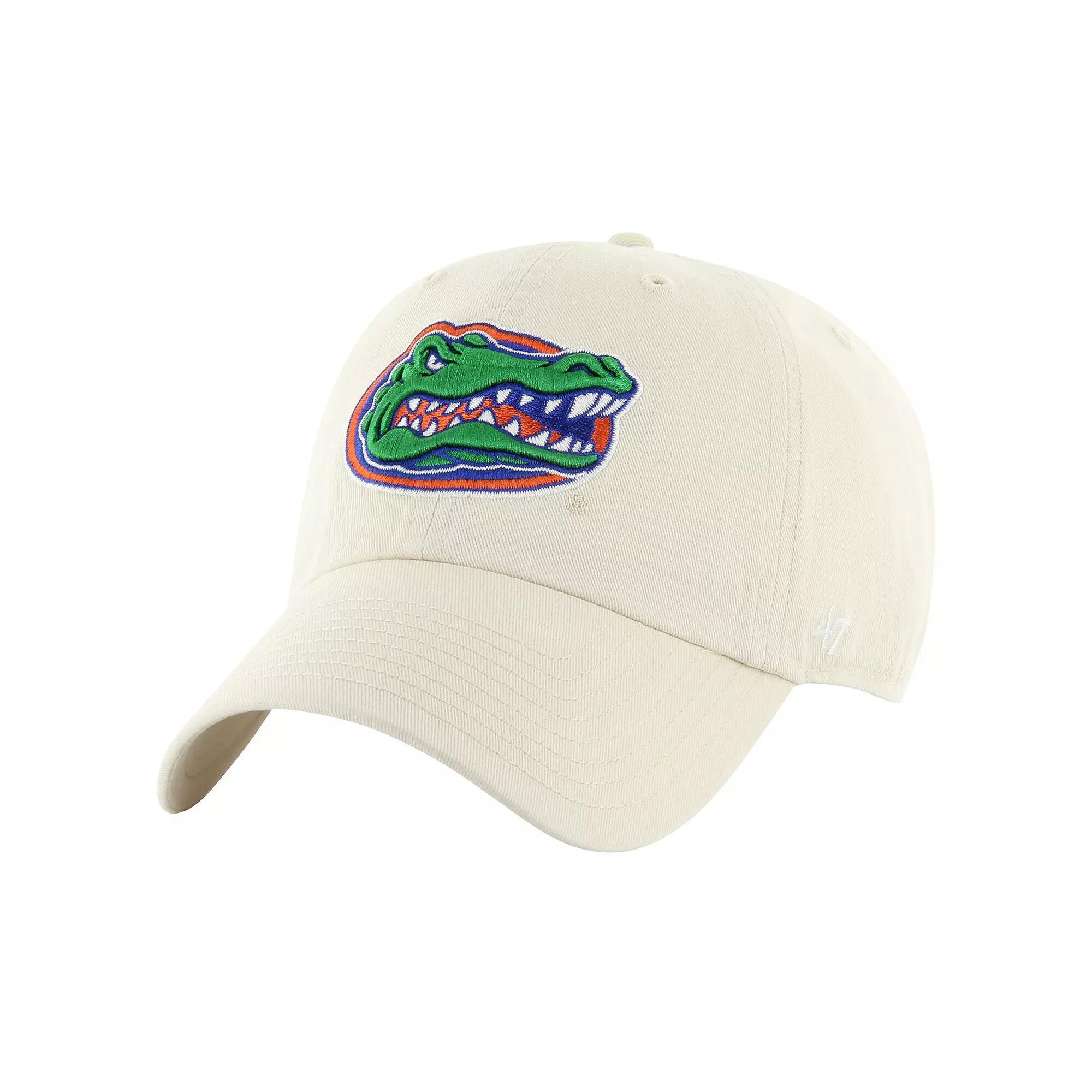 Men's '47 Tan Florida Gators Vintage Clean Up Adjustable Hat, Team Product Image