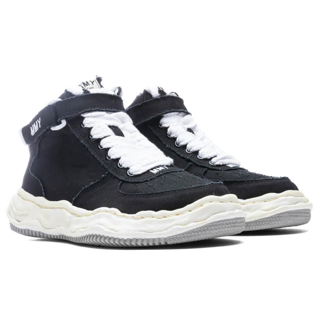Wayne High OG Sole Washed Canvas Sneaker - Black Male Product Image