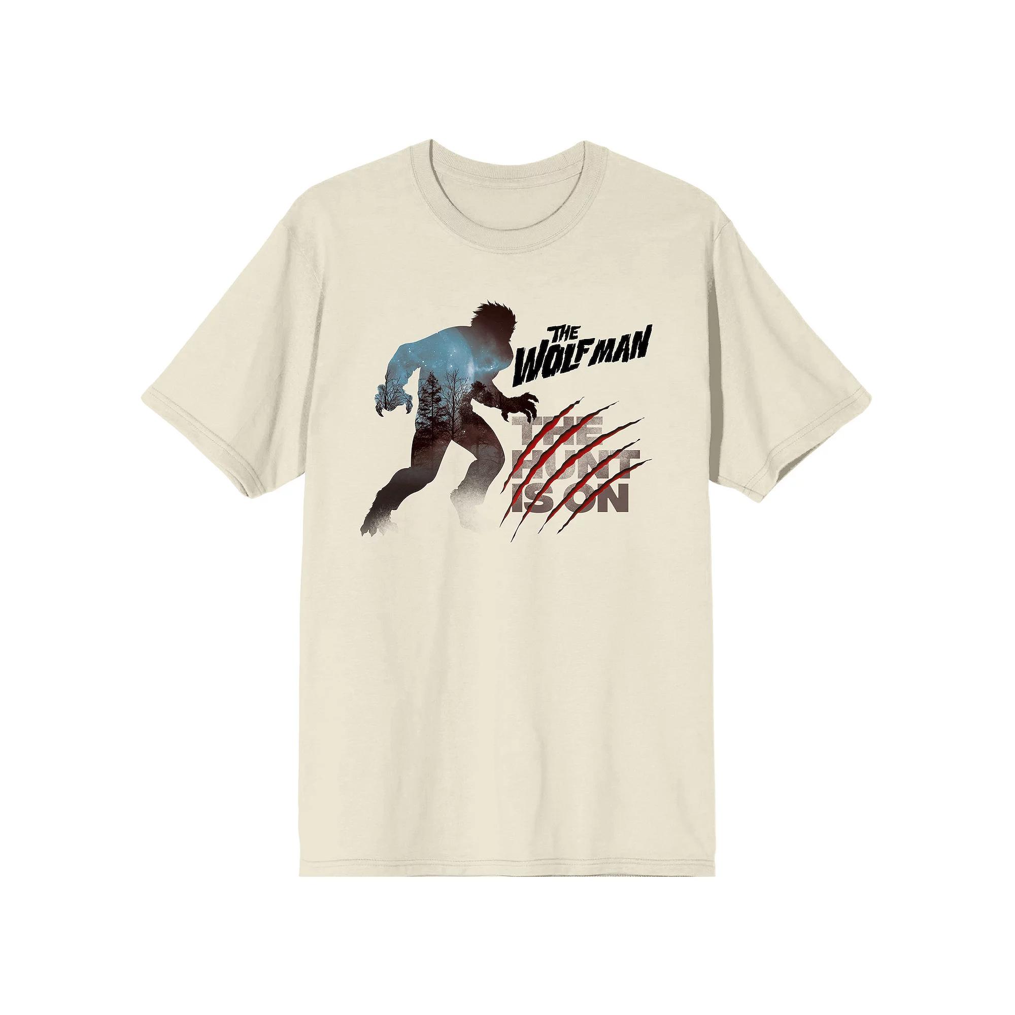 Men's Universal Monsters Wolfman Short Sleeve Graphic Tee,  Product Image