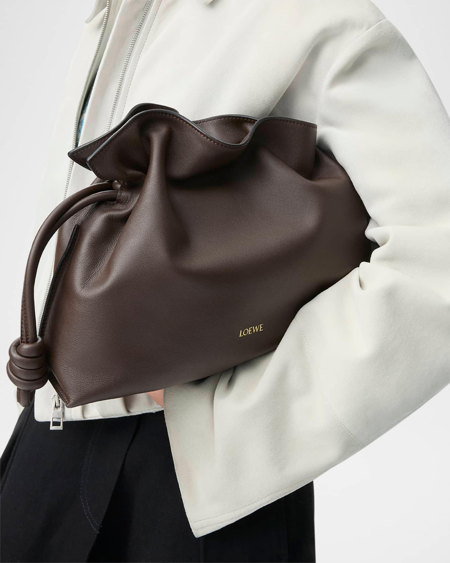 Flamenco Medium Clutch Bag in Nappa Leather Product Image