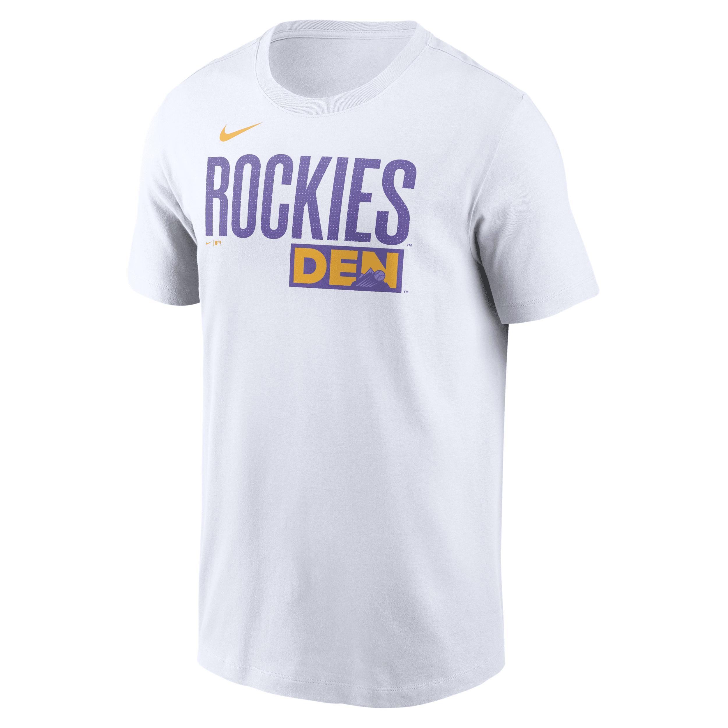 Colorado Rockies City Connect Wordmark Nike Mens MLB T-Shirt | N19910ADNV-UUL Product Image