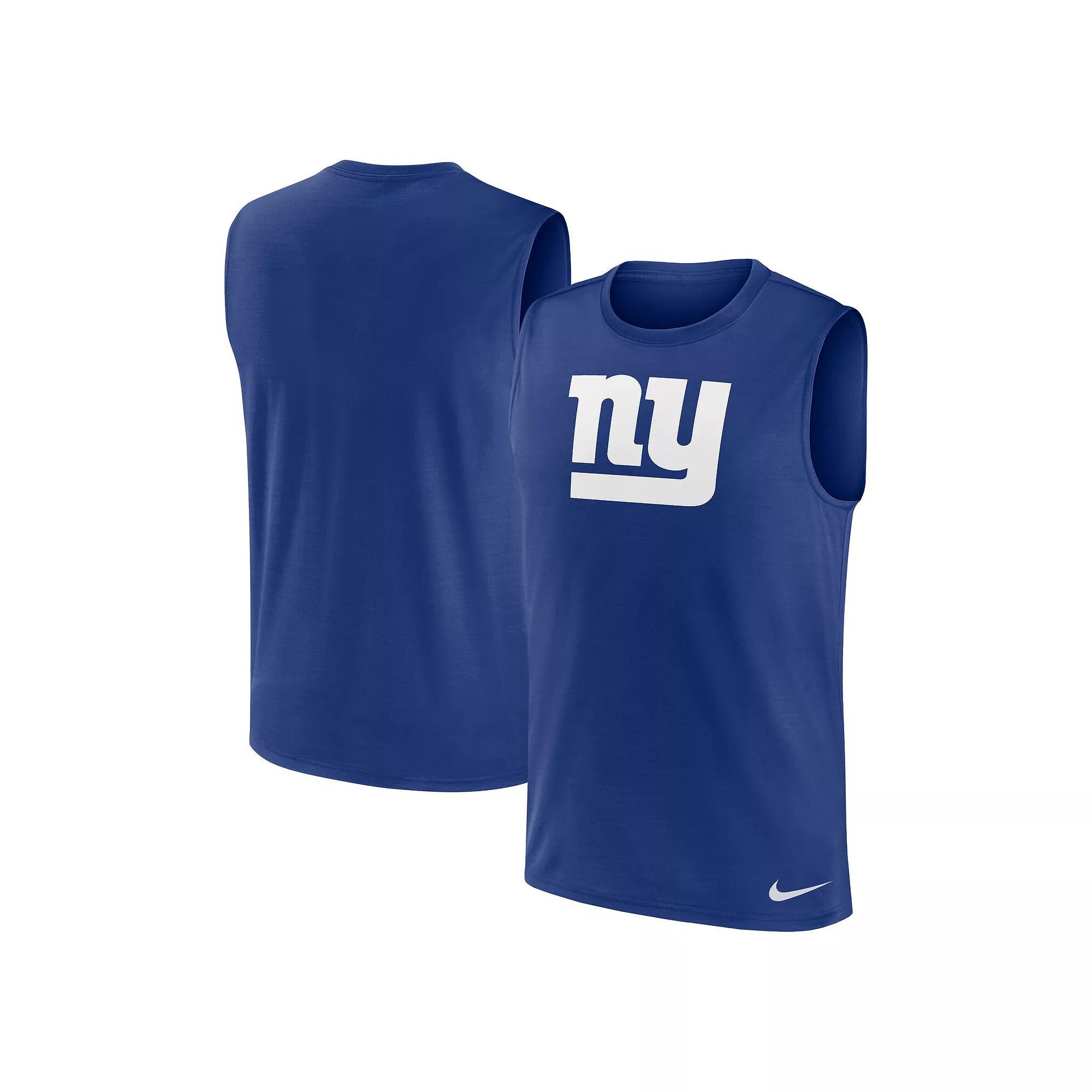 Men's Nike Royal New York Giants Blitz Legend Muscle Perform Tank Top,  Product Image