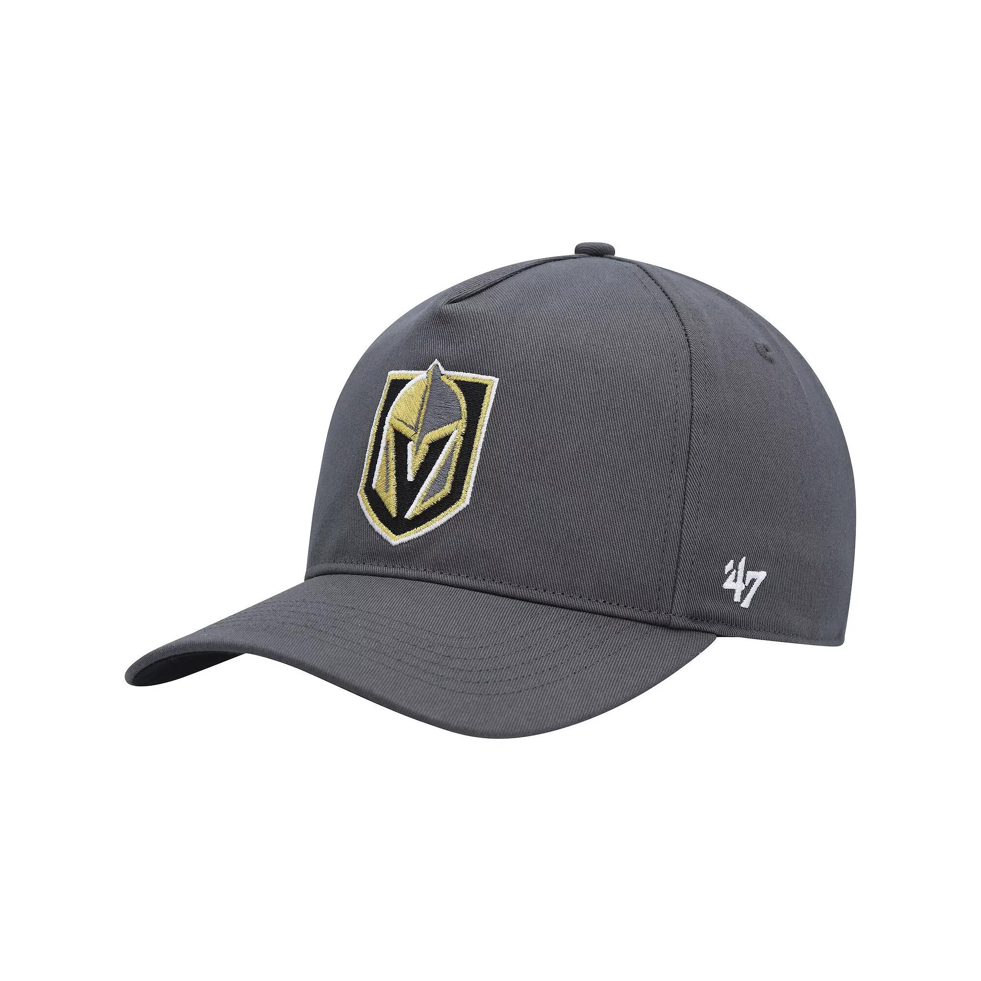 Men's '47 Charcoal Vegas Golden Knights Primary Hitch Snapback Hat, Lvk Charco Product Image