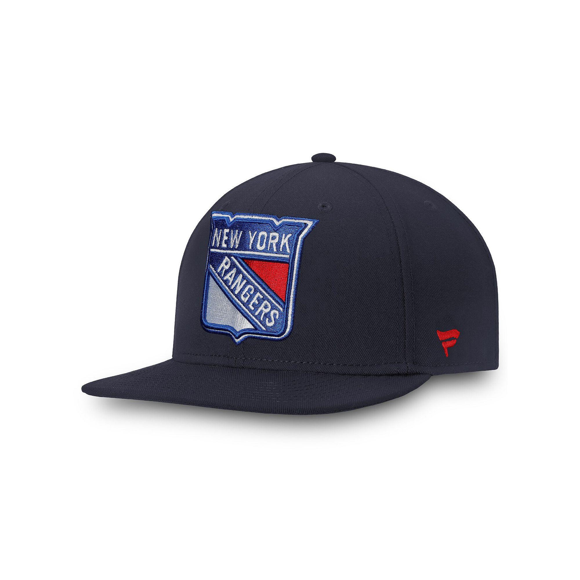 Men's Fanatics Navy New York Rangers Core Fitted Hat,  Product Image