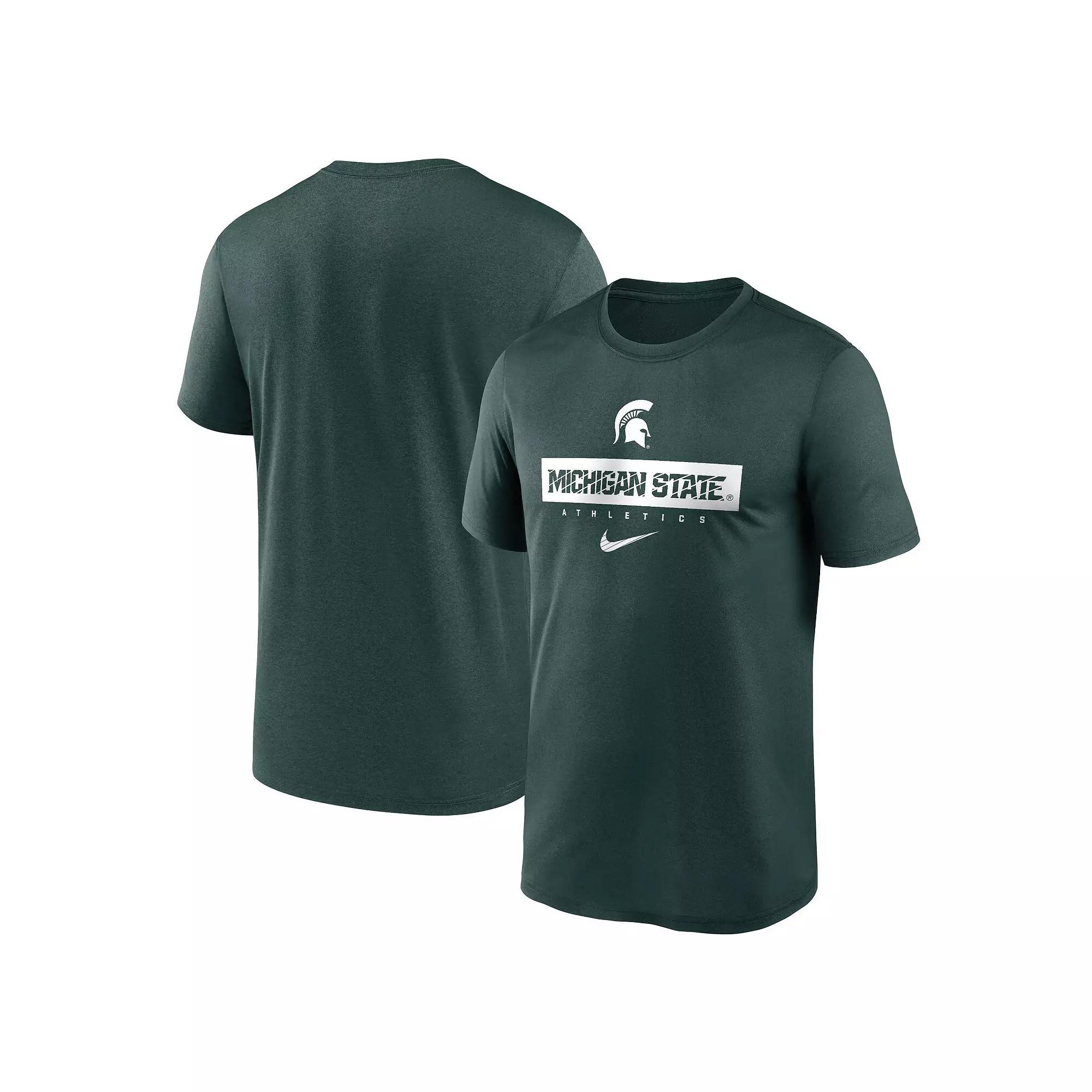 Men's Nike Green Michigan State Spartans 2024 Sideline Legend Performance T-Shirt,  Product Image
