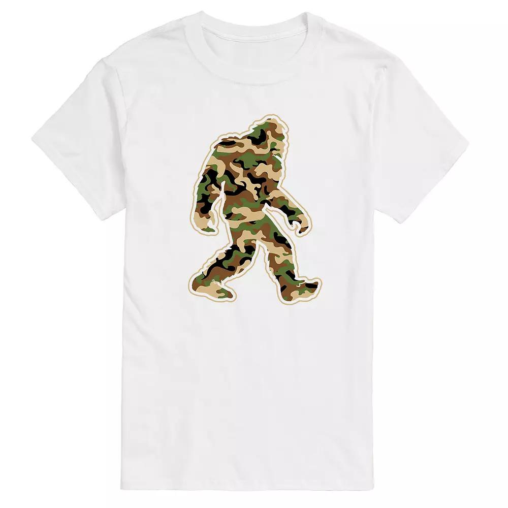 Big & Tall Sasquatch Camo Graphic Tee, Men's,  Product Image