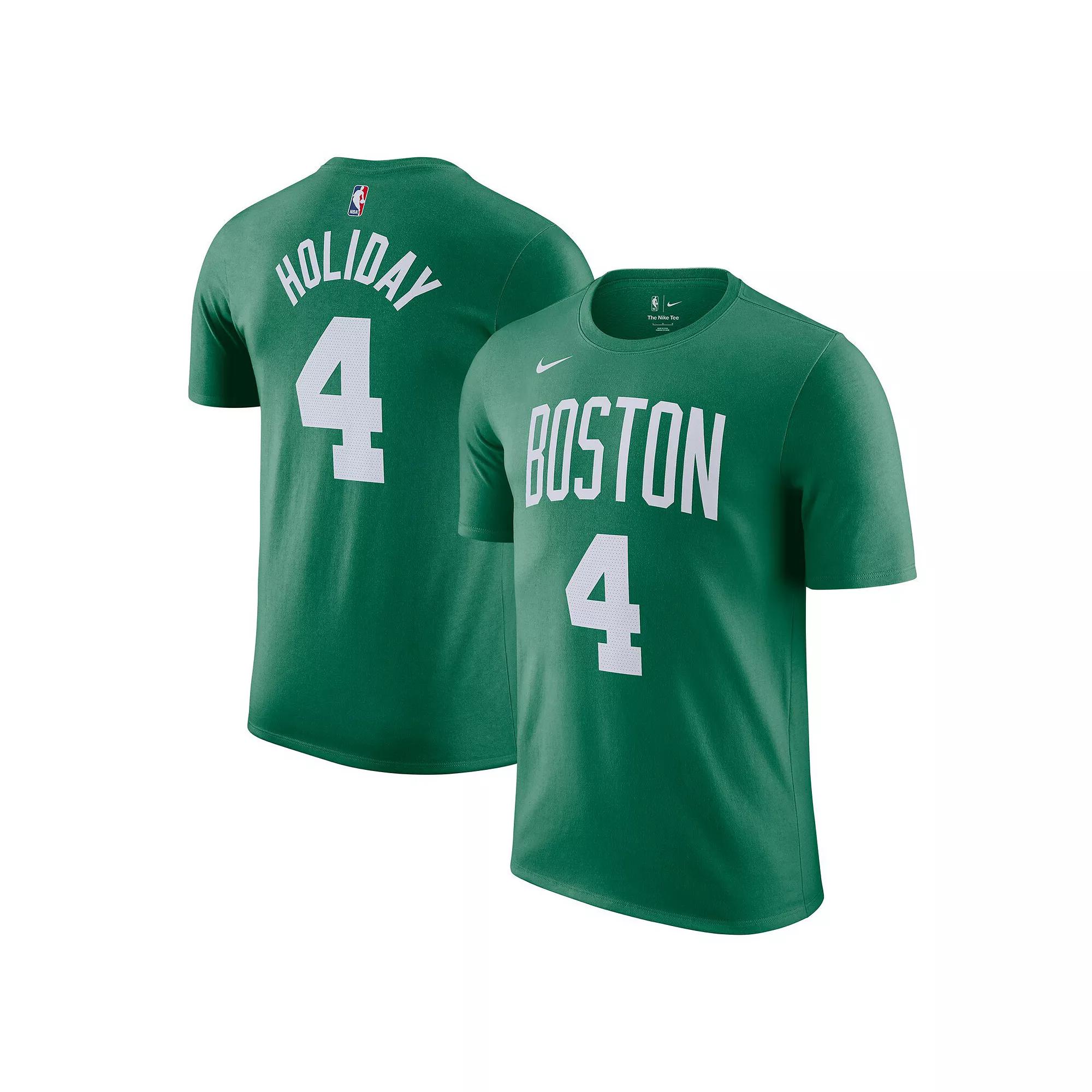 Men's Nike Jrue Holiday Kelly Green Boston Celtics Icon Edition Name & Number T-Shirt, Size: 2XL Product Image