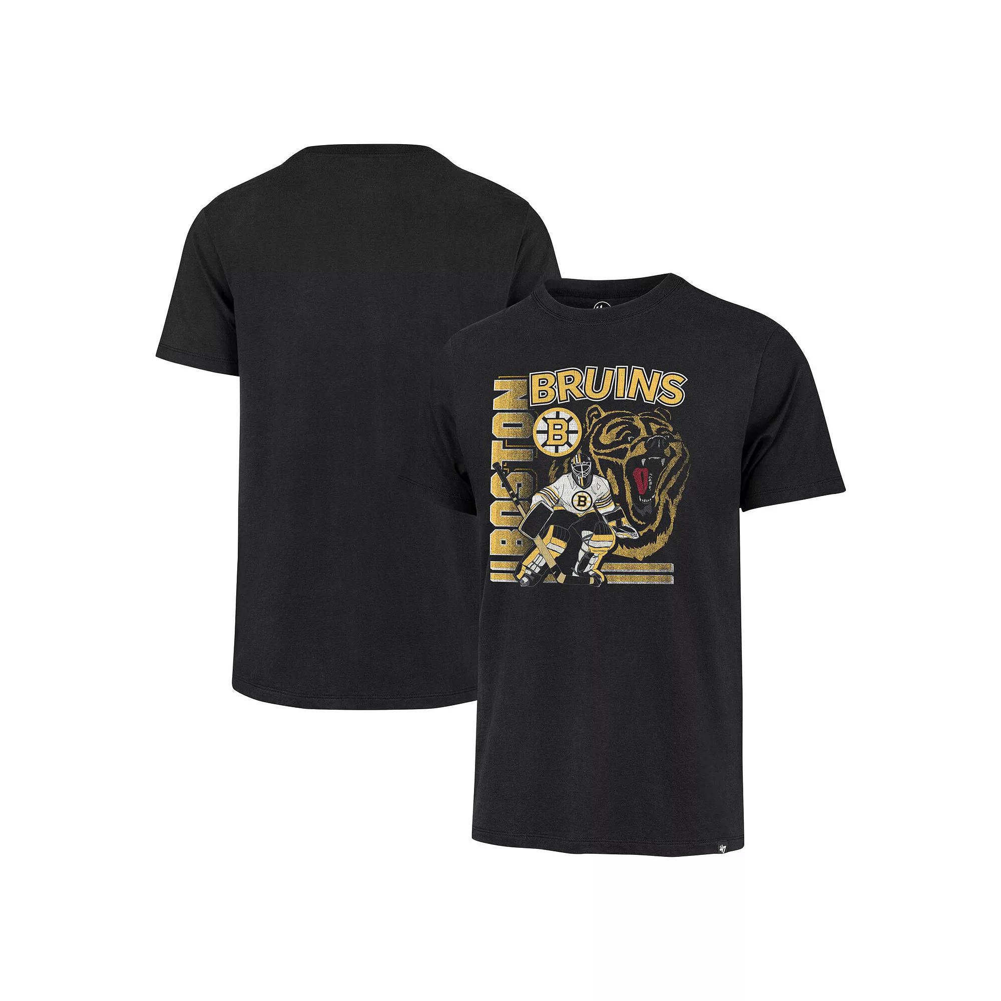 Men's '47 Black Boston Bruins Regional Localized Franklin T-Shirt,  Product Image