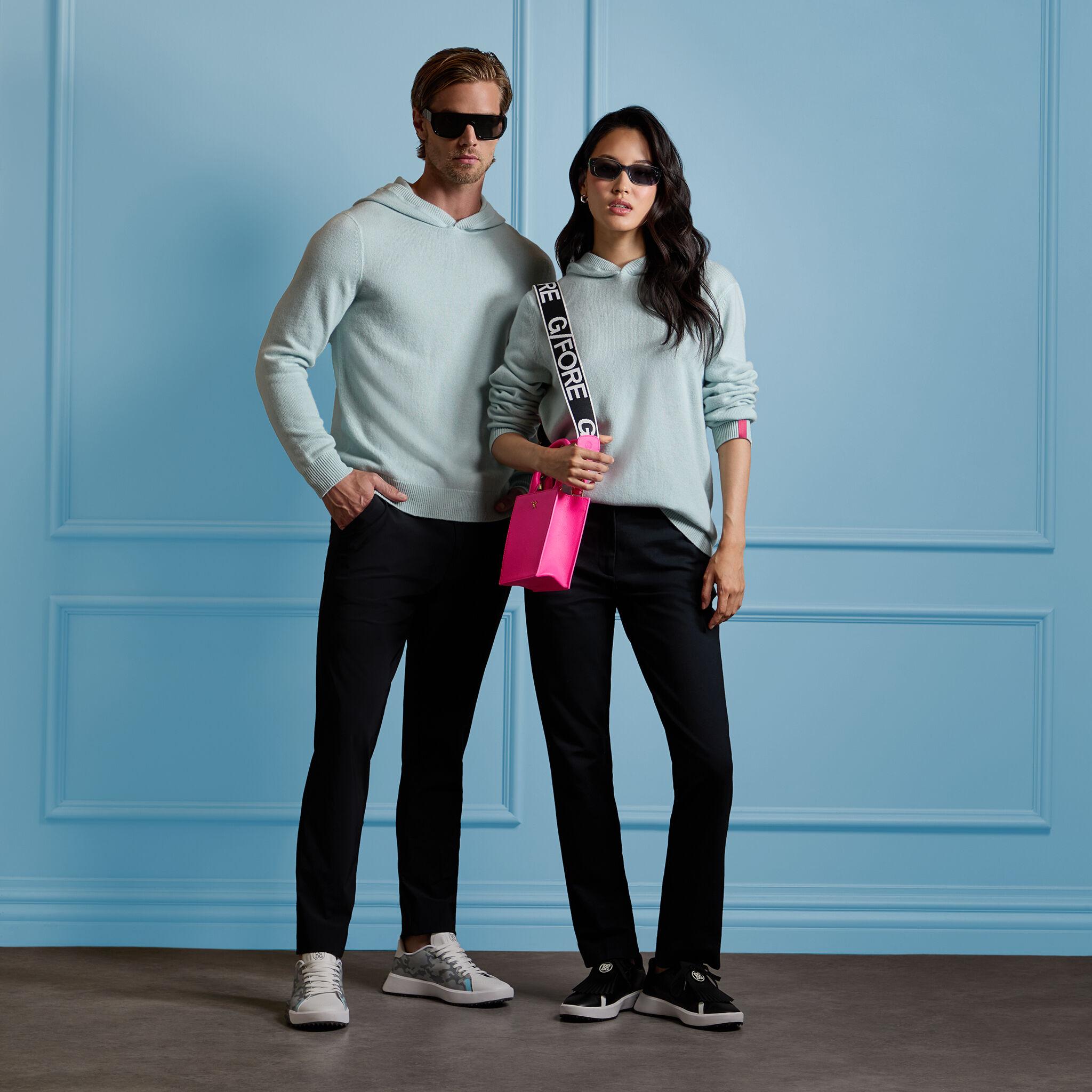 WASHABLE CASHMERE HOODED SWEATER Product Image