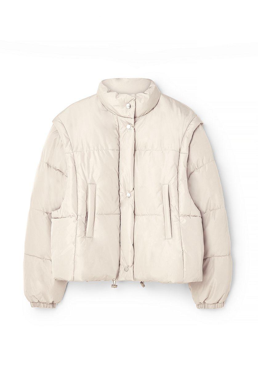 Detachable Sleeve Padded Jacket Product Image