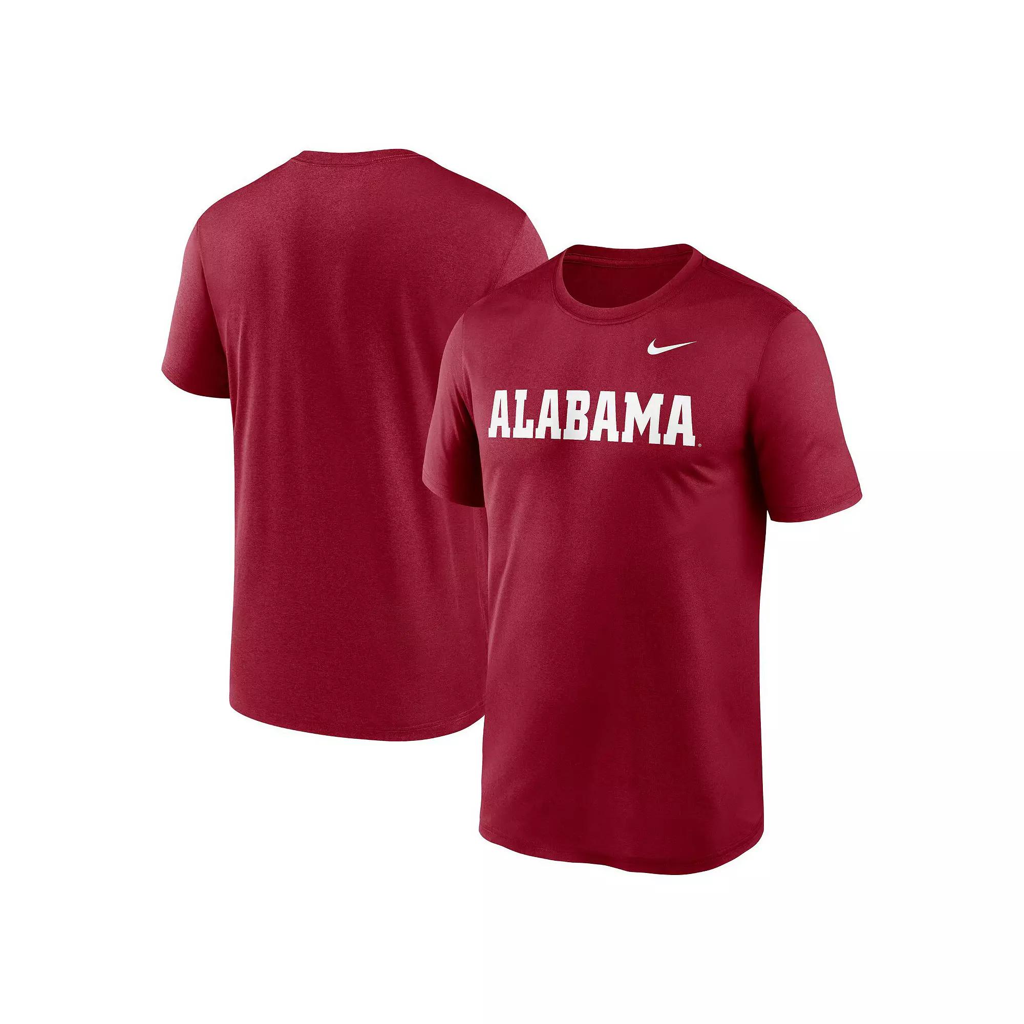Men's Nike Crimson Alabama Crimson Tide Primetime Legend Wordmark T-Shirt, Size: XL, Red Product Image