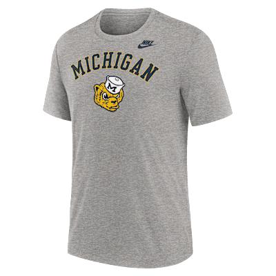 Michigan Legacy Arch Nike Mens College T-Shirt | NJFD06GMWV-CXE Product Image