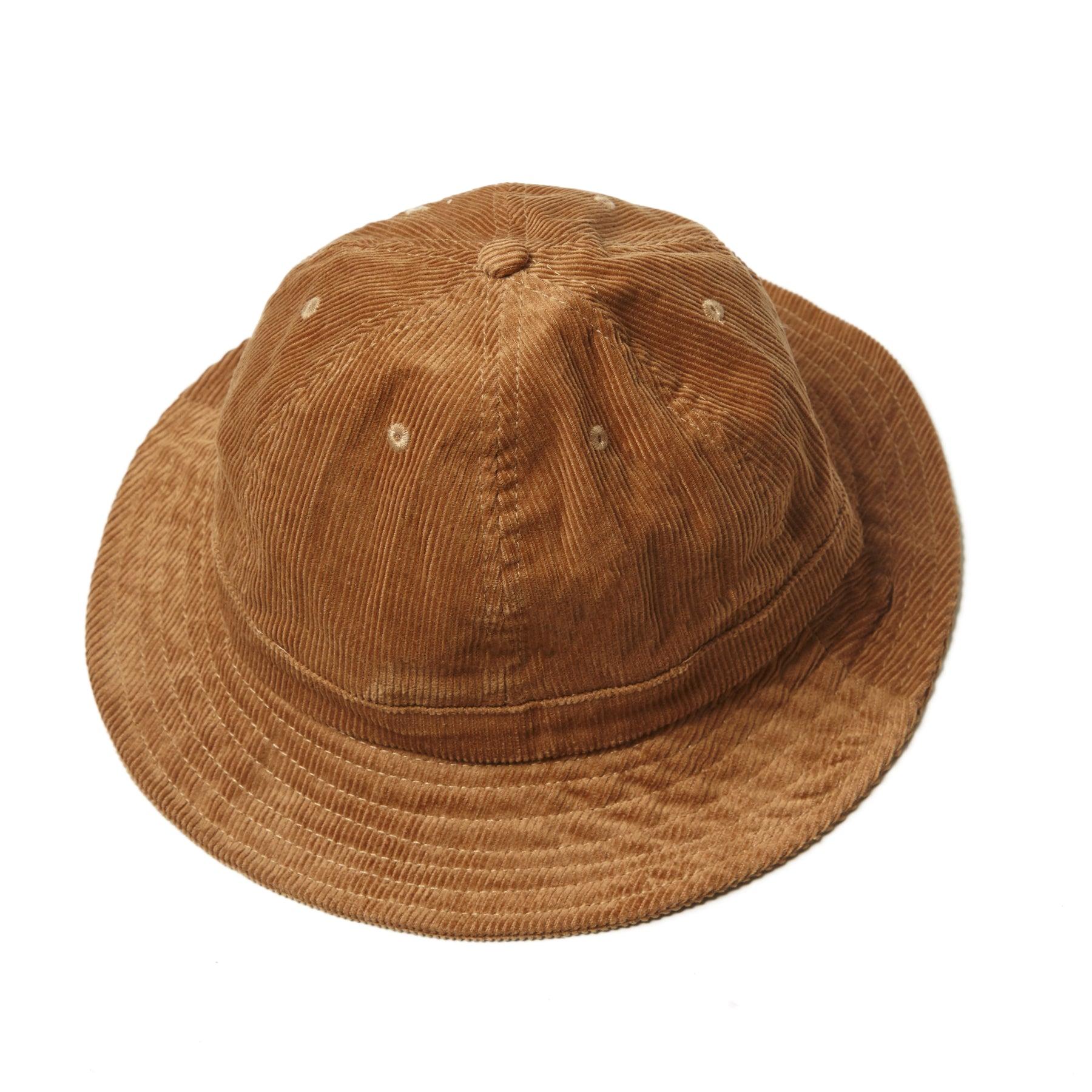 Blacksmith - Corduroy Bell Bucket Hat - Brown Product Image