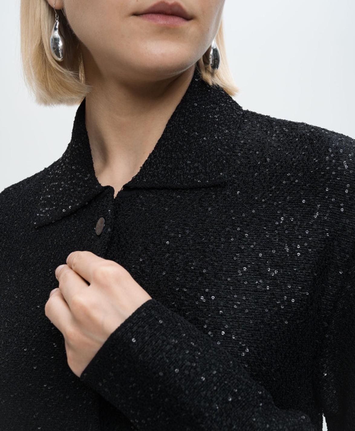 Philosophy di Lorenzo Serafini Seqinned Shirt Maxi Dress Product Image