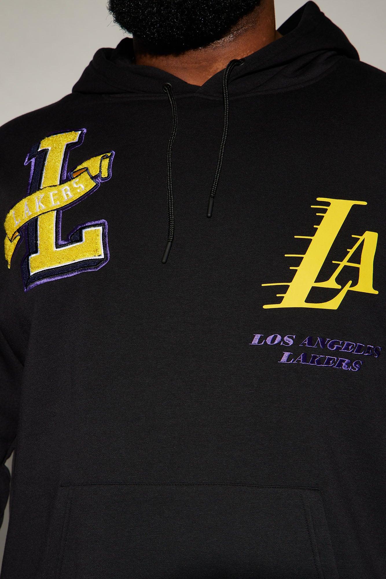Lakers Campus Hoodie - Black Male Product Image
