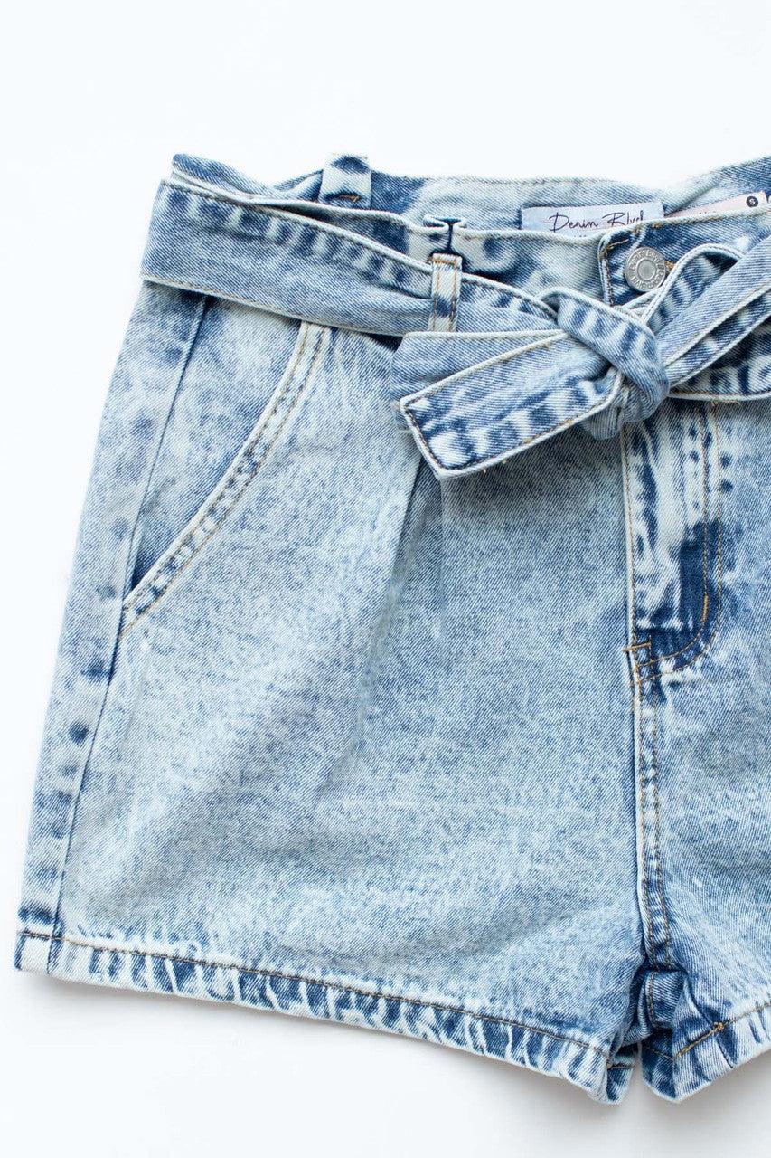 Acid Wash Mom Shorts Product Image