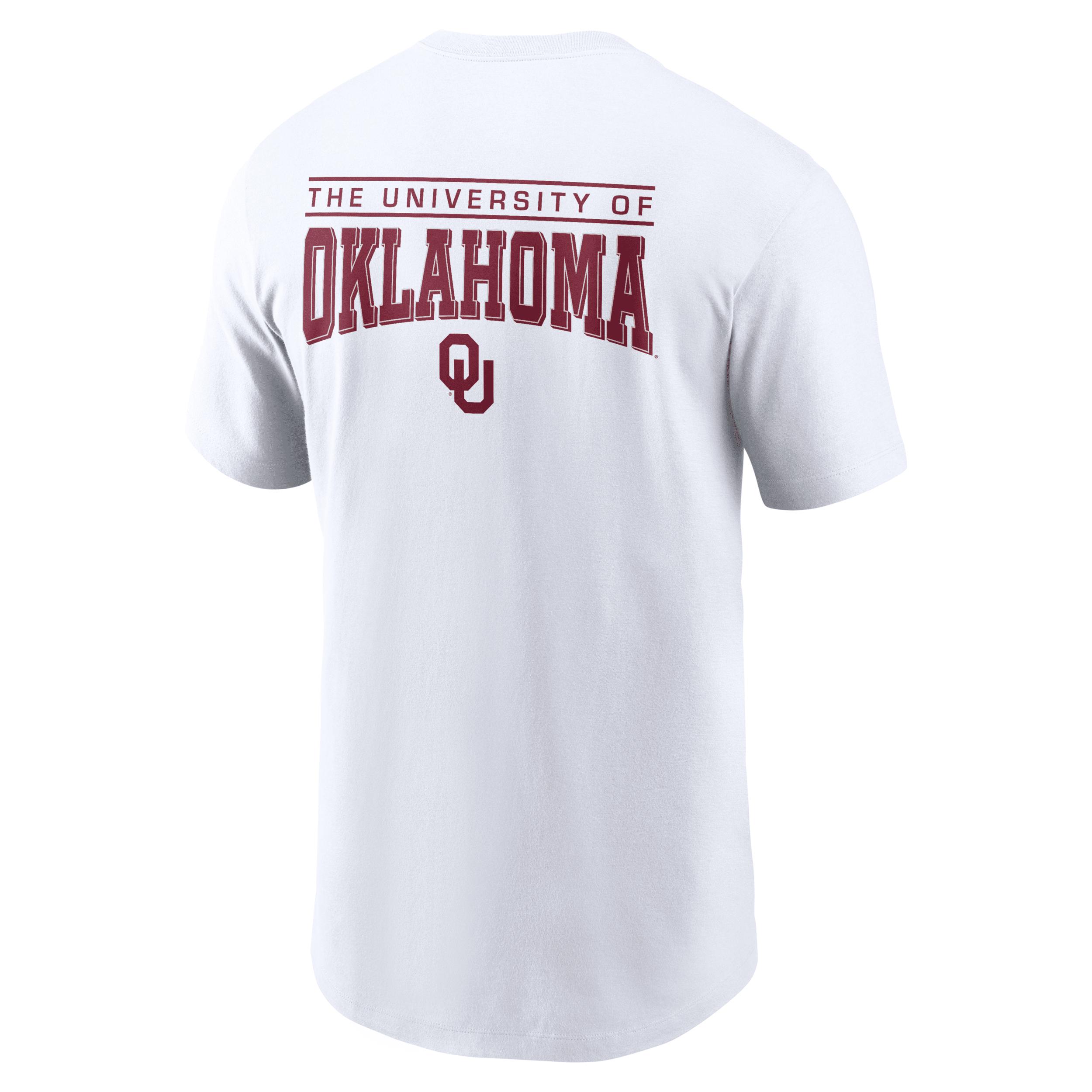Mens Oklahoma Sooners Primetime Wordmark Jordan College T-Shirt | N19910AOKN-BCV Product Image