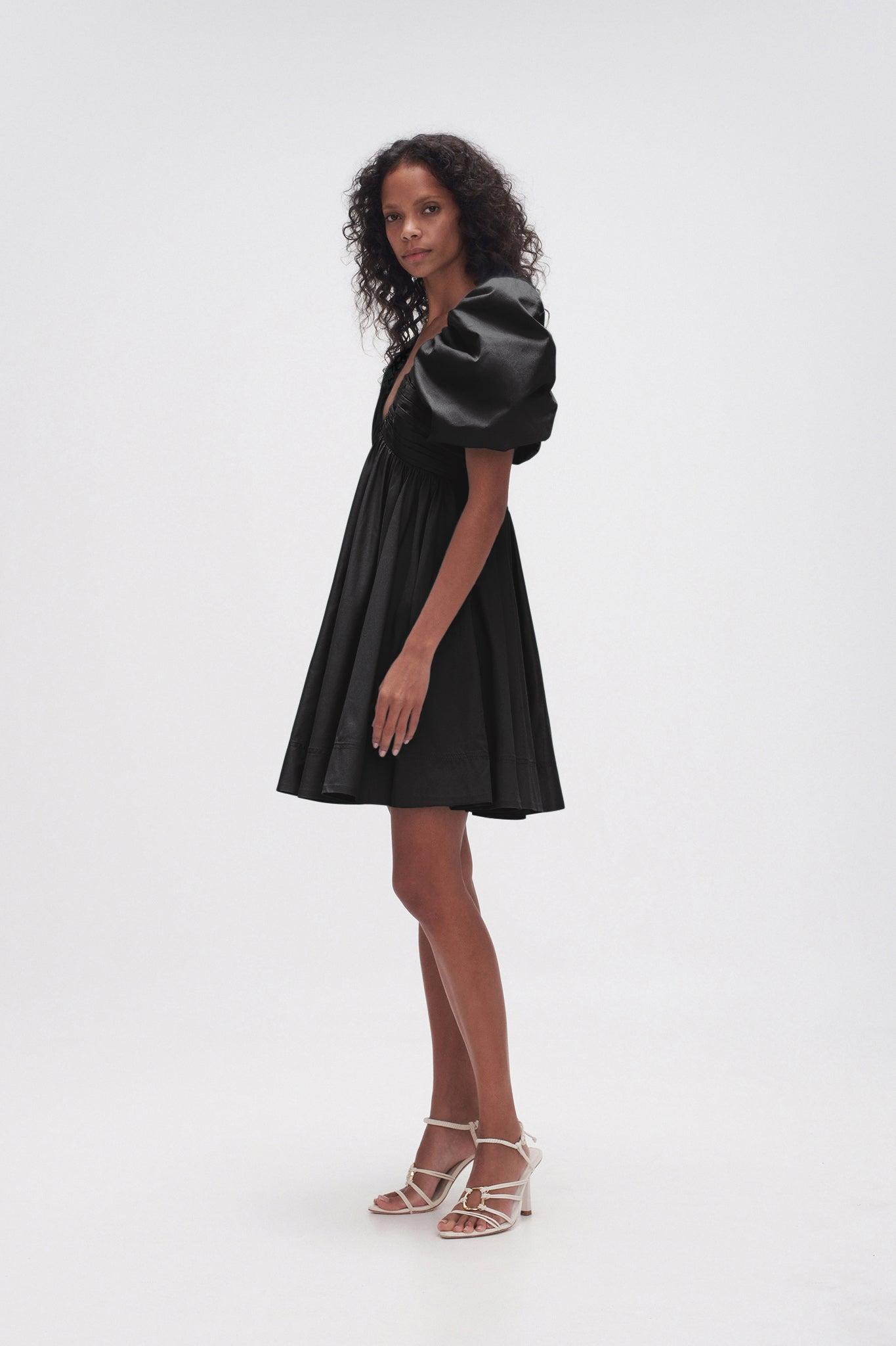 Gabrielle Plunge Mini Dress Product Image