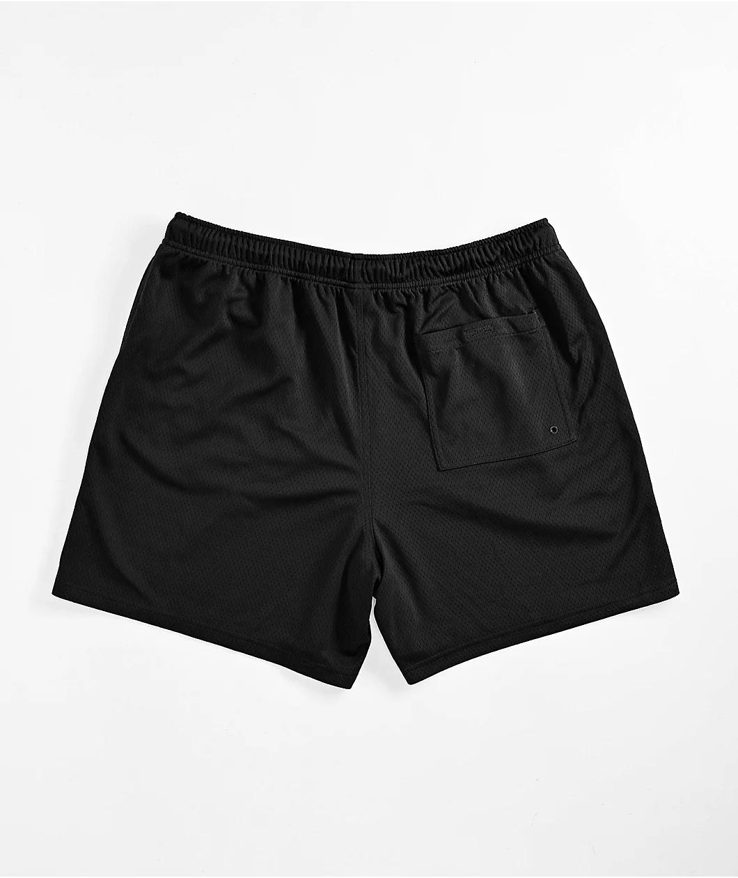 Nike Mesh Flow Black Shorts Product Image
