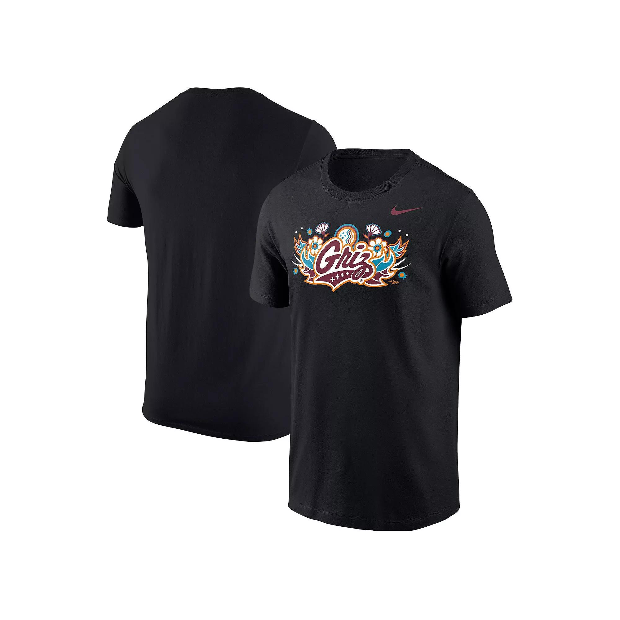 Men's Nike Black Montana Grizzlies Core Cotton T-Shirt,  Product Image