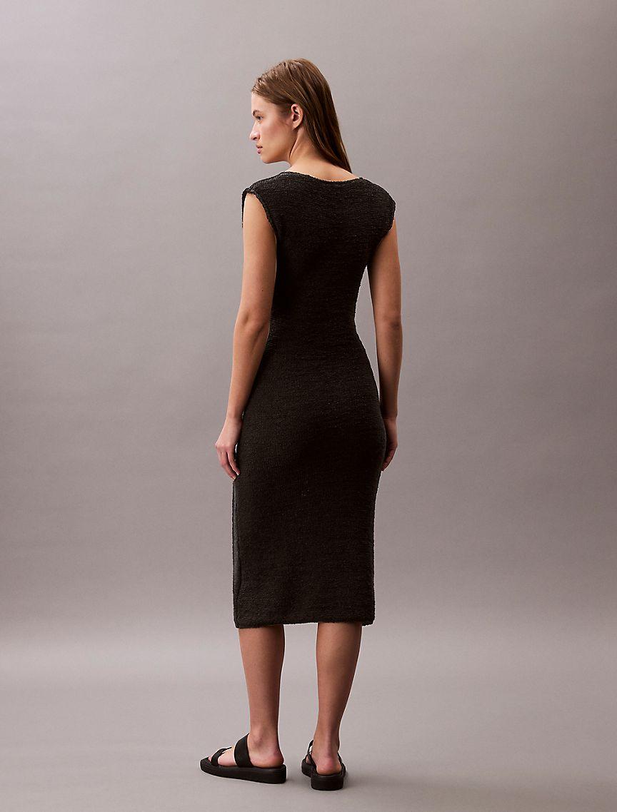 Knit Sleeveless Midi Dress Product Image
