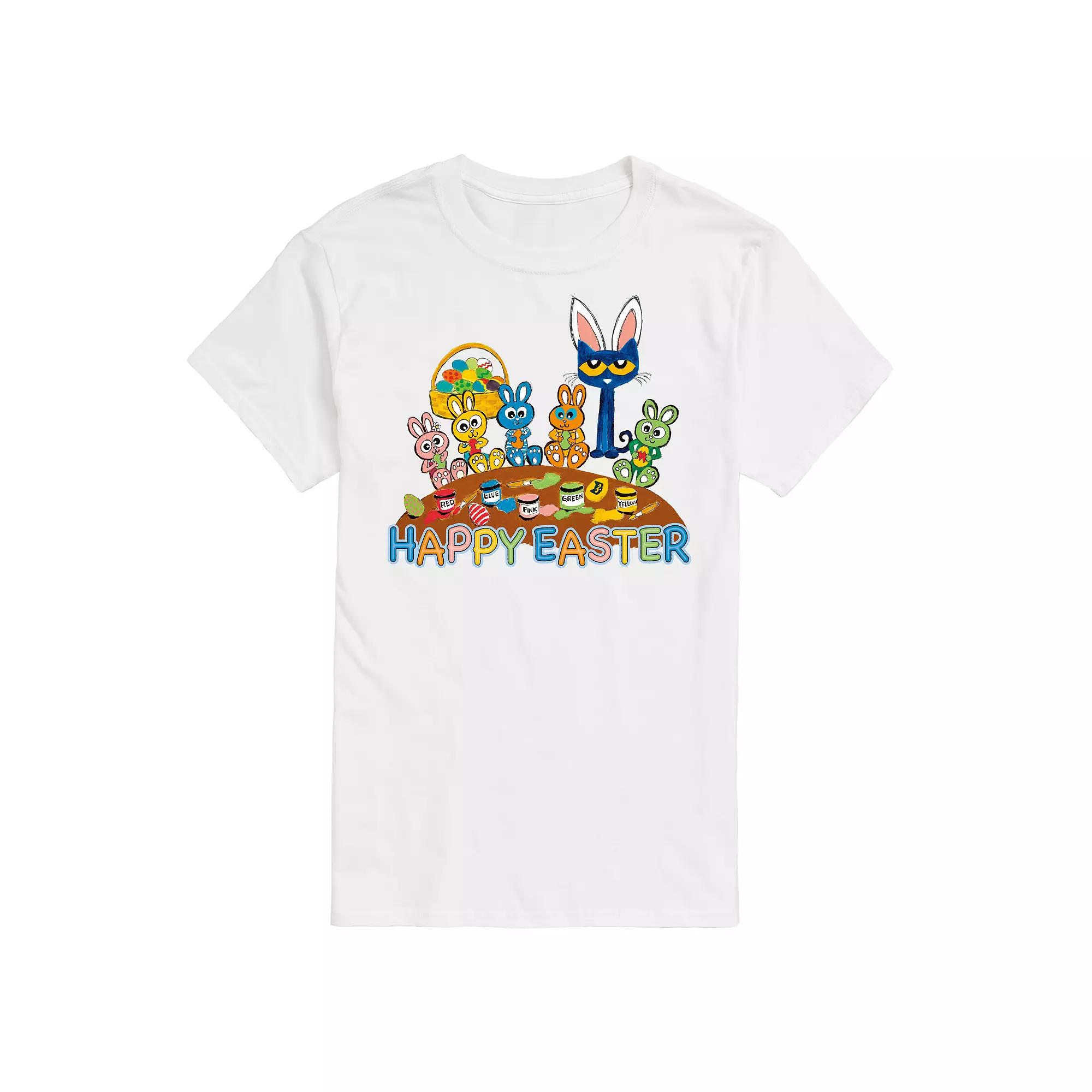Big & Tall Pete The Cat Happy Easter Tee, Men's,  Product Image