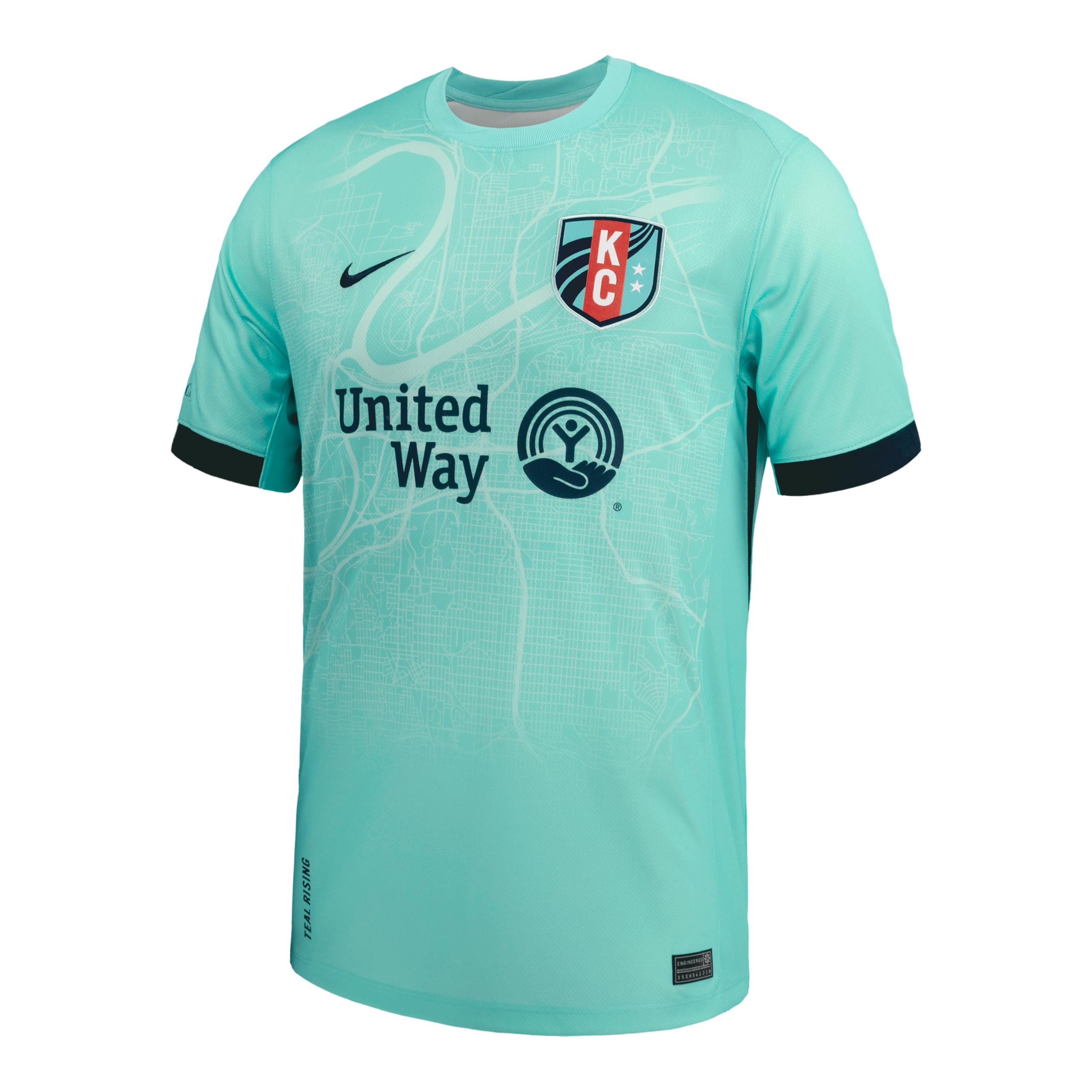 Debinha de Oliveira KC Current 2025 Stadium Away Nike Mens Dri-FIT NWSL Replica Jersey | P35556KCDO-HYT Product Image