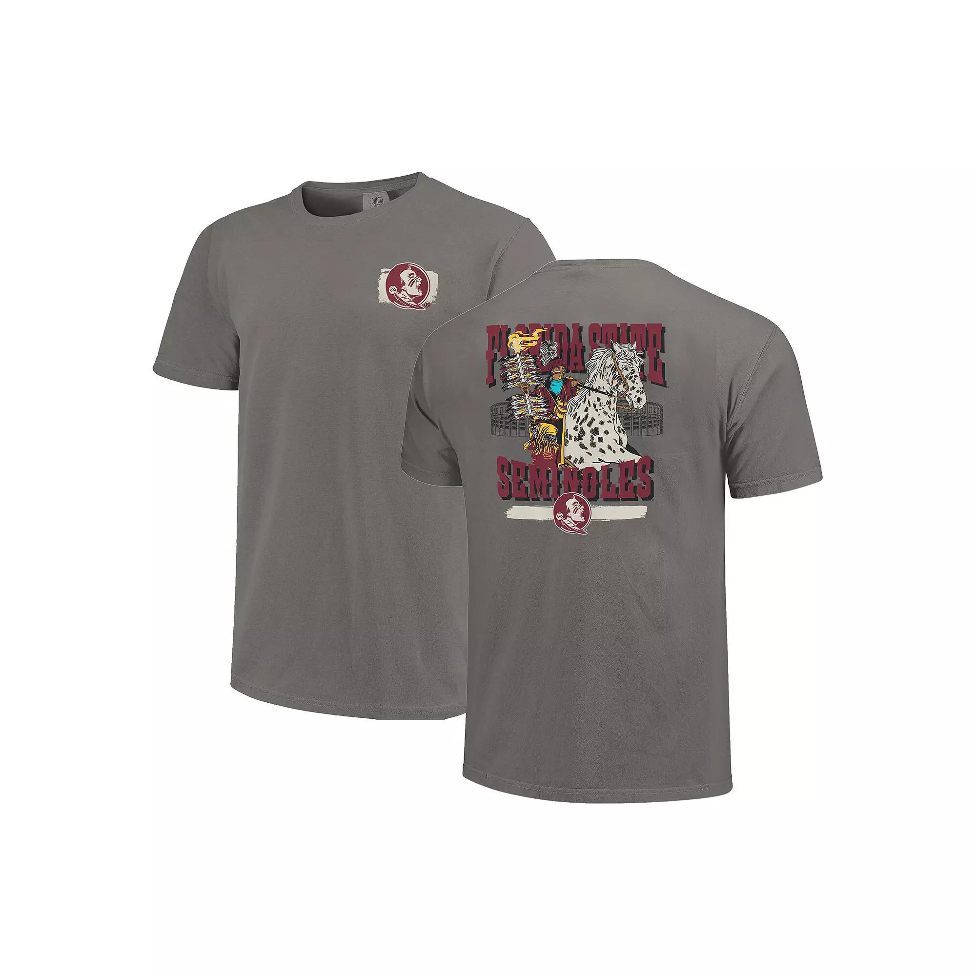 Unisex Gray Florida State Seminoles Hyper Local Oceola & Renegade Stadium T-Shirt, Adult Unisex, Size: Large, Grey Product Image