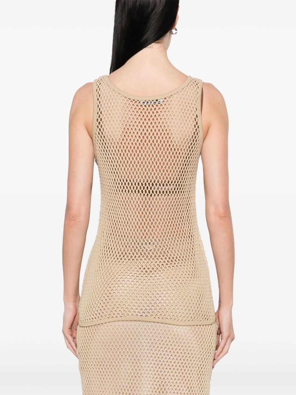 open-knit tank top Product Image