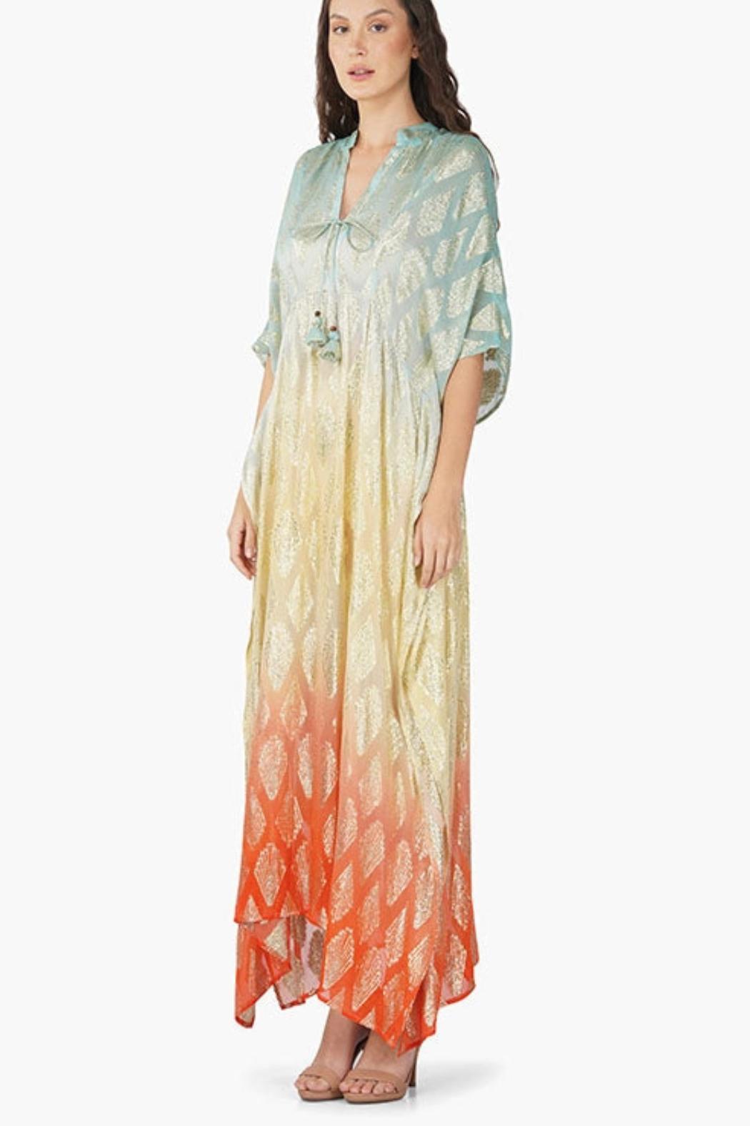 "Magnolia" Lurex Caftan Product Image