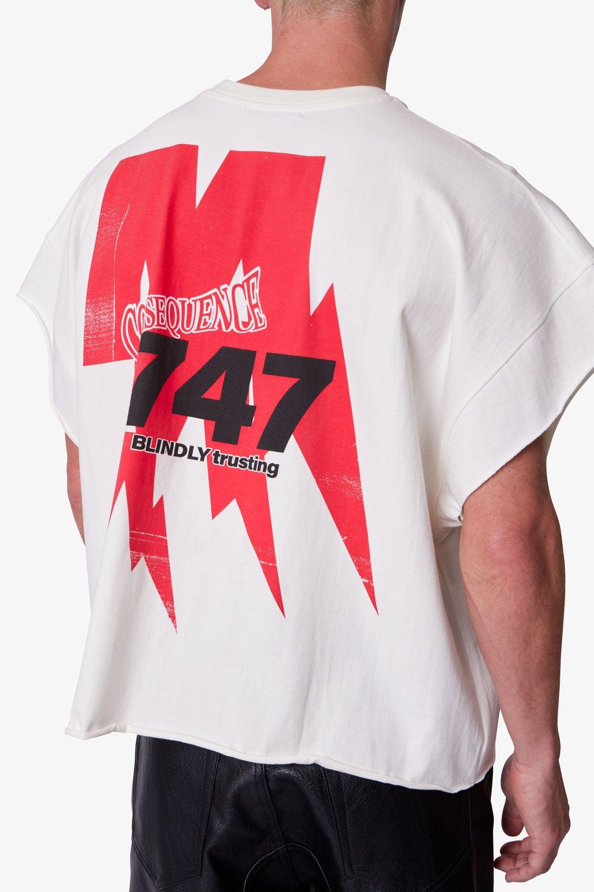 Grim Cutoff Tee - Off White Product Image