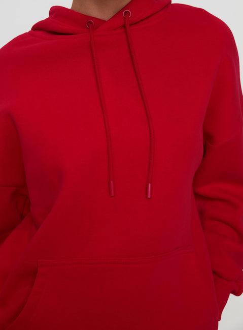 Dream Fleece Classic Hoodie Red Product Image