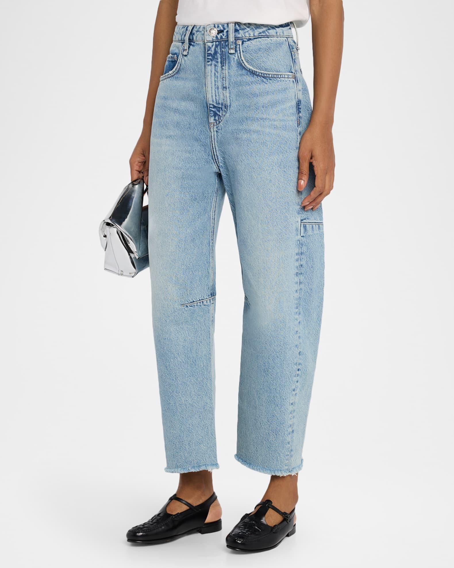 Charlie High-Rise Barrel Jeans Product Image