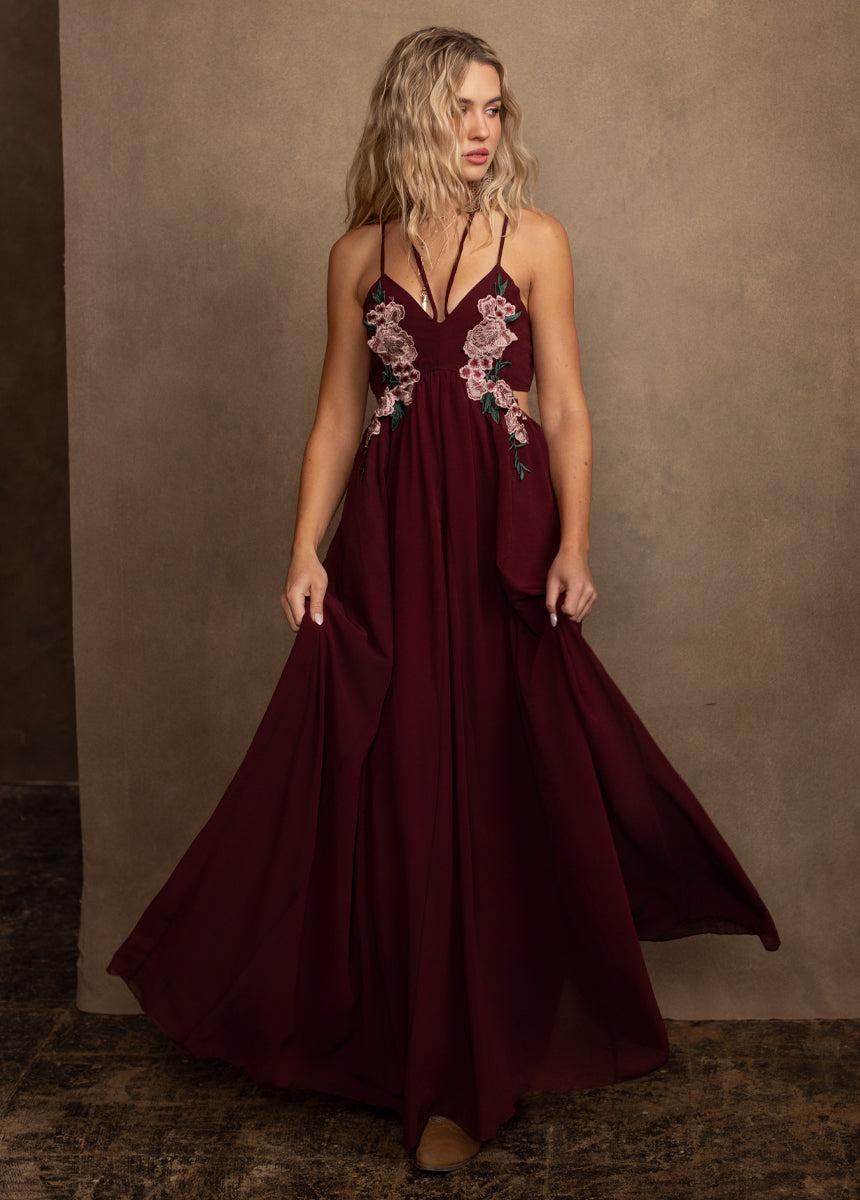 Mari Dress in Plum Female Product Image