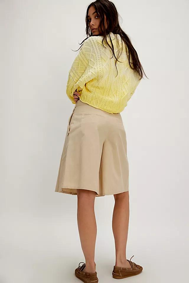 City Everly Linen Trouser Shorts Product Image