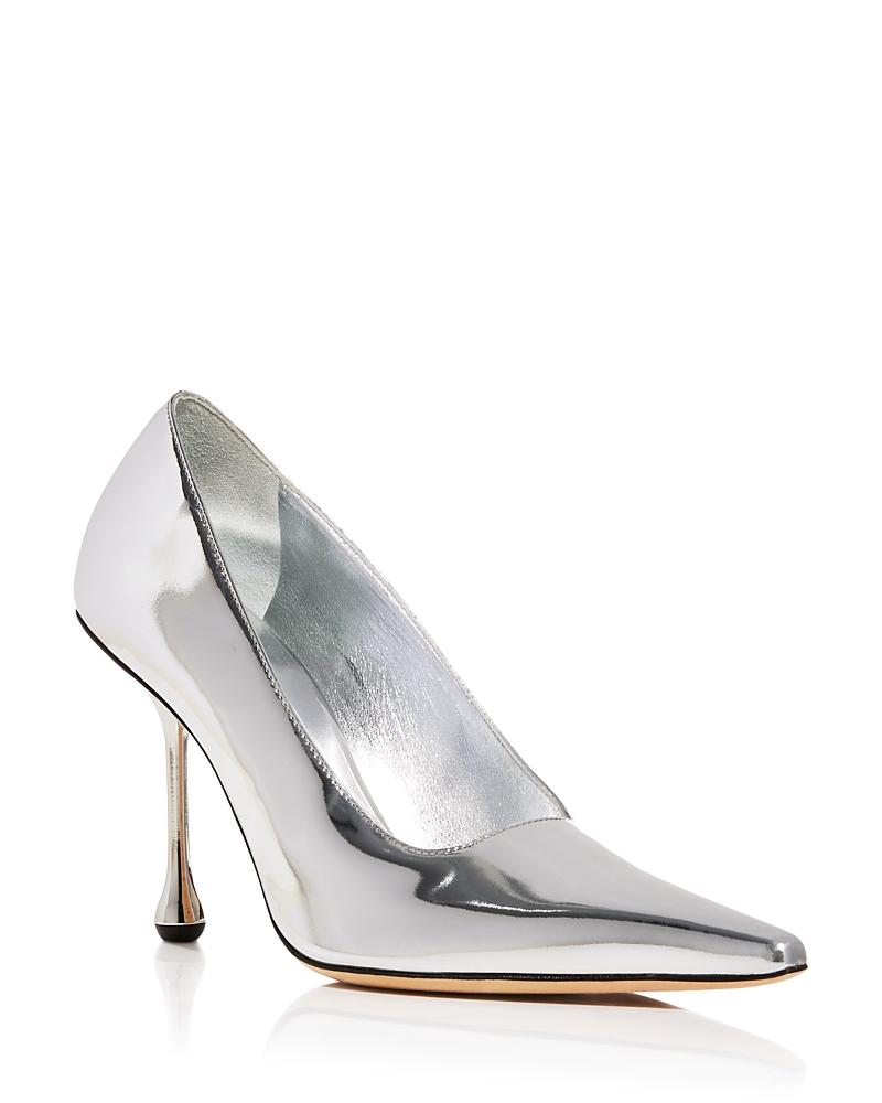 Womens Ixia 95MM Metallic Leather Pumps Product Image