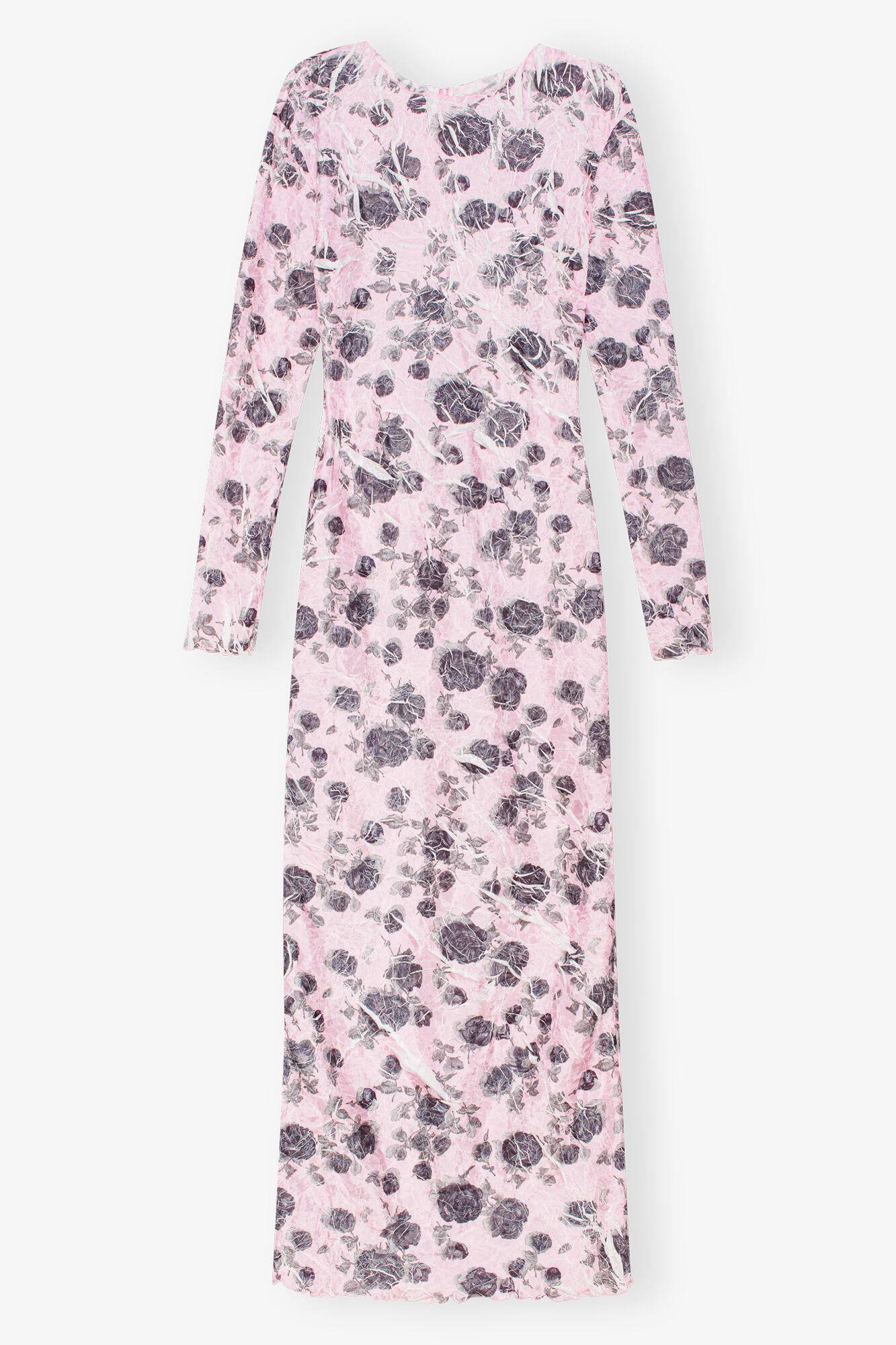 Pink Floral Printed Dress Product Image