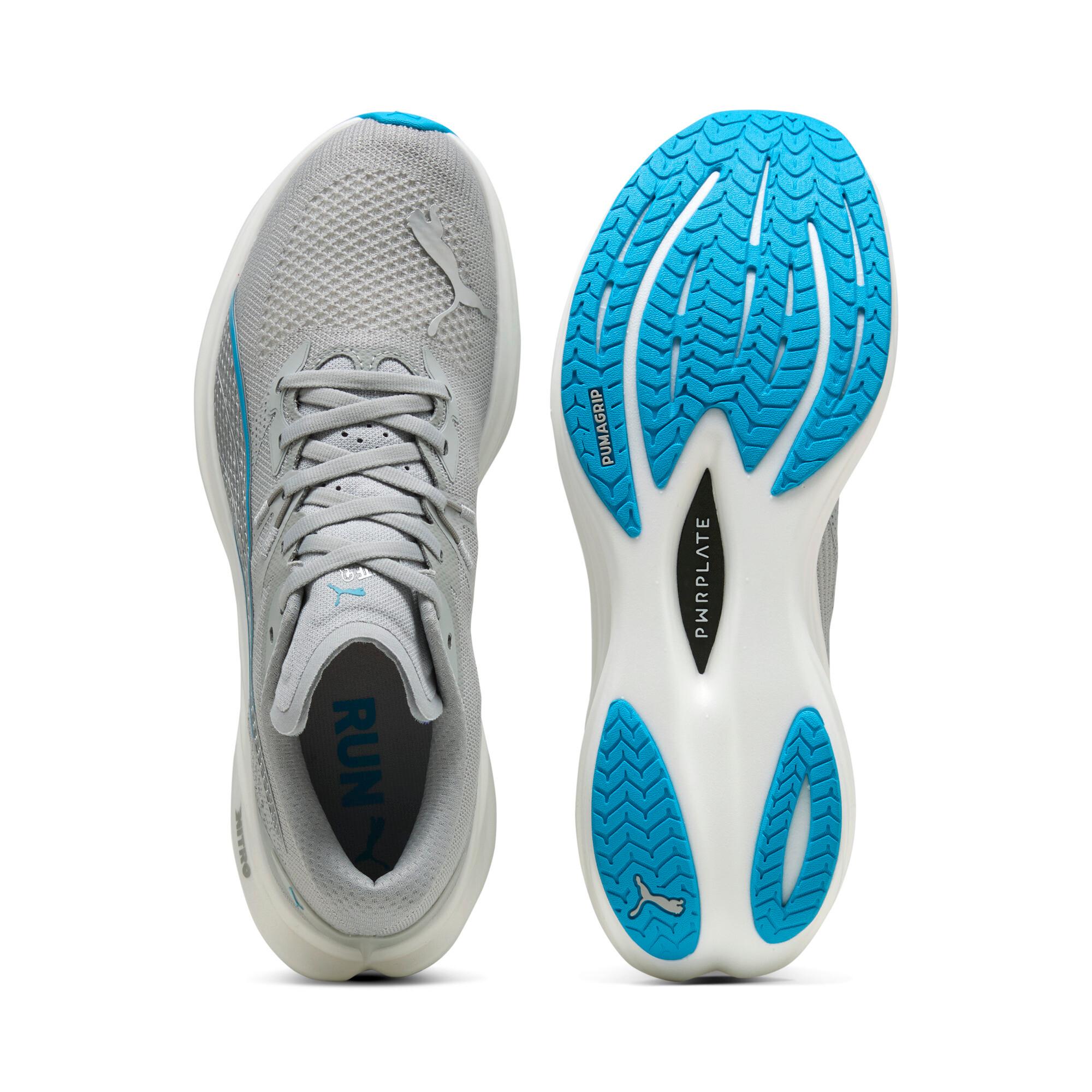 PUMA Deviate NITROâ¢ 3 Men's Road Running Shoes in Grey Product Image