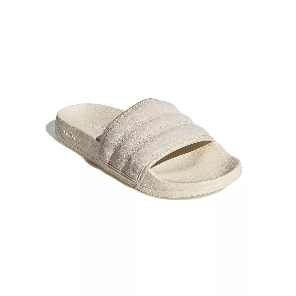 adidas adilette Adult Shower and Sportswear Puff Stripes Slide Sandals, Women's,  Product Image