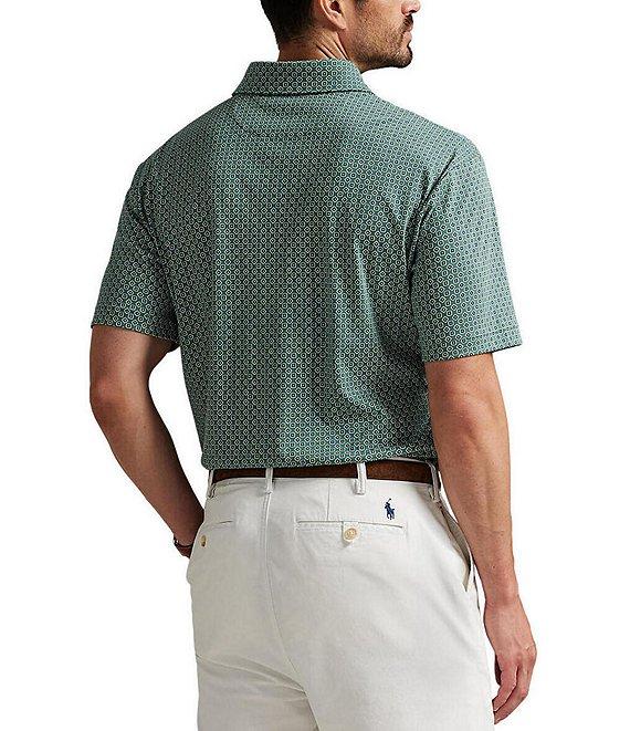 Polo Ralph Lauren Big & Tall Foulard-Print Soft Cotton Short Sleeve Polo Shirt Product Image
