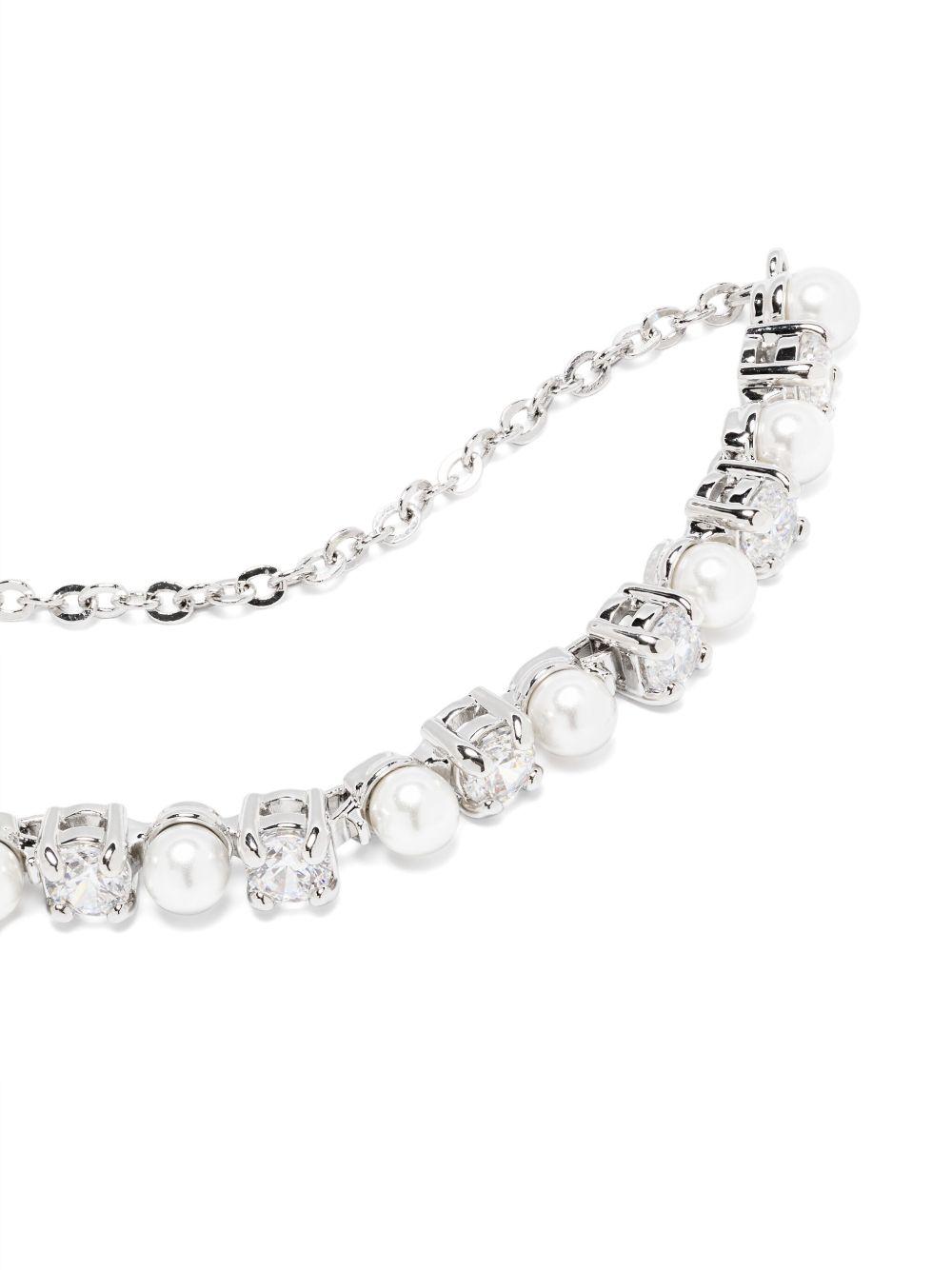 Matrix crystal pearl bracelet Product Image
