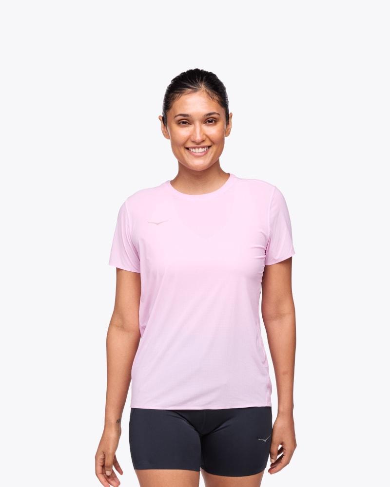 HOKA Womens Airolite Run Short Sleeve Shirt Product Image