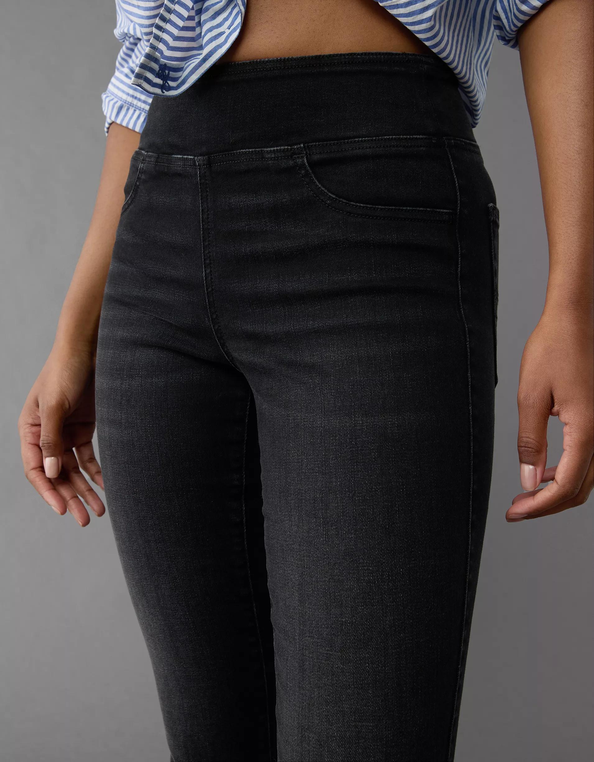 AE Luxe Pull-On High-Waisted Kick Bootcut Jean Product Image