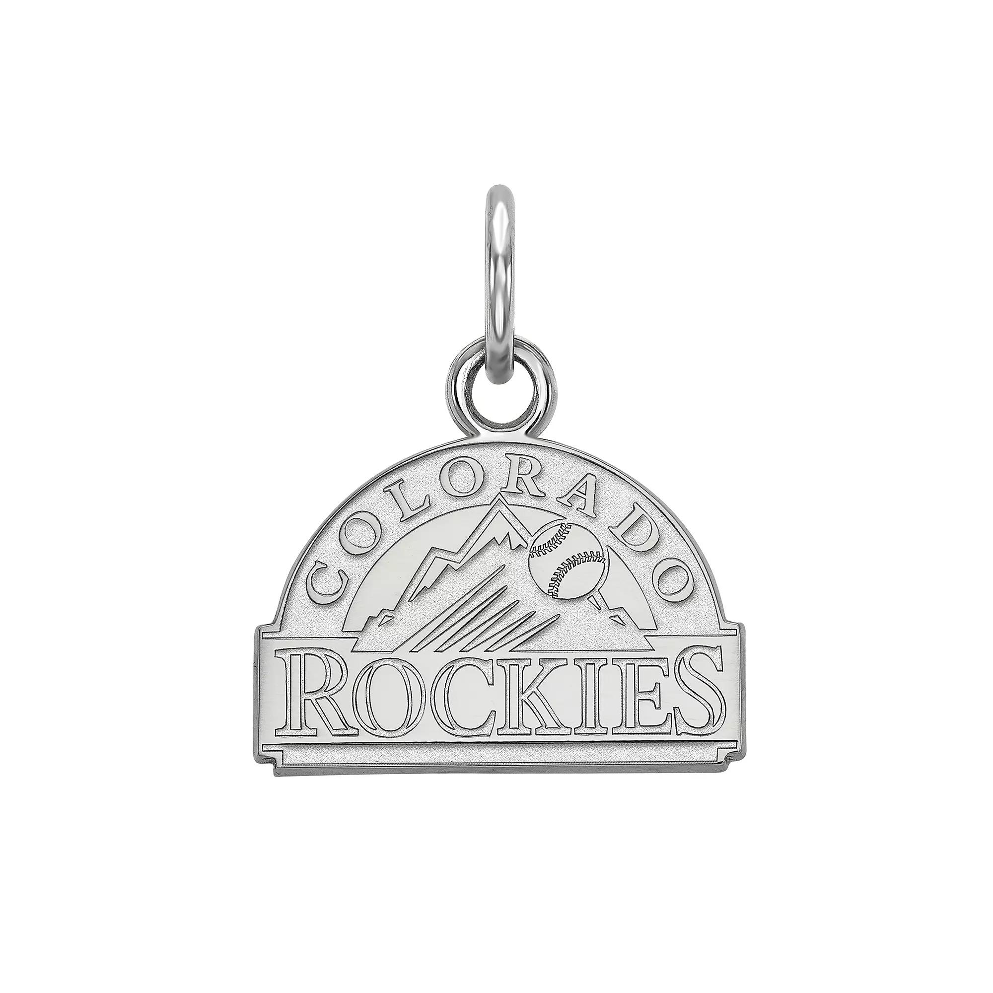 LogoArt Sterling Silver Colorado Rockies Extra-Small Pendant, Women's, Size: 16MM Product Image