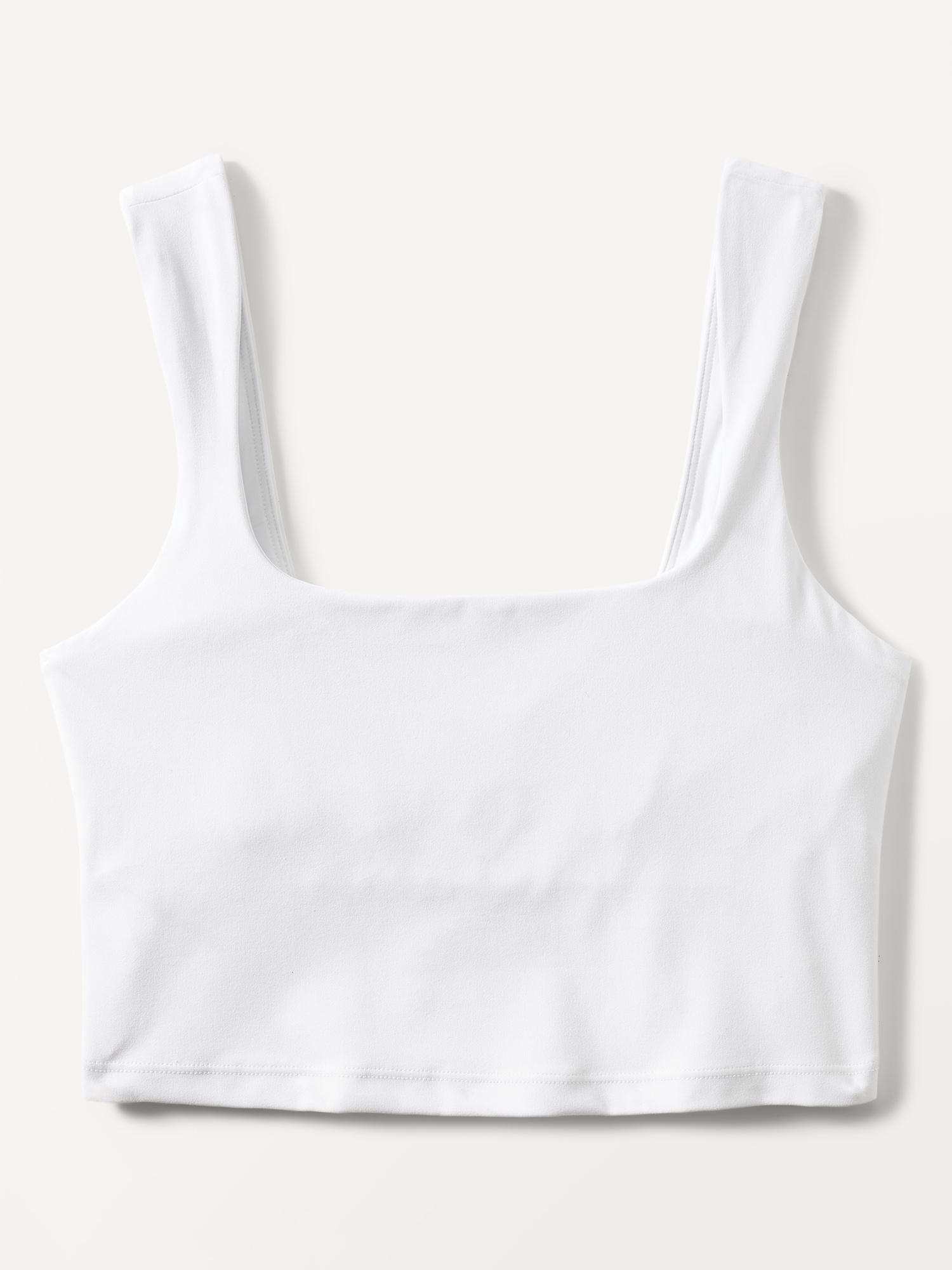 Transcend Square Neck Crop Sports Bra A-C Product Image