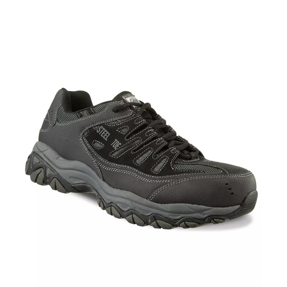 Skechers® Work Relaxed Fit Cankton Men's Steel-Toe Shoes,  Product Image