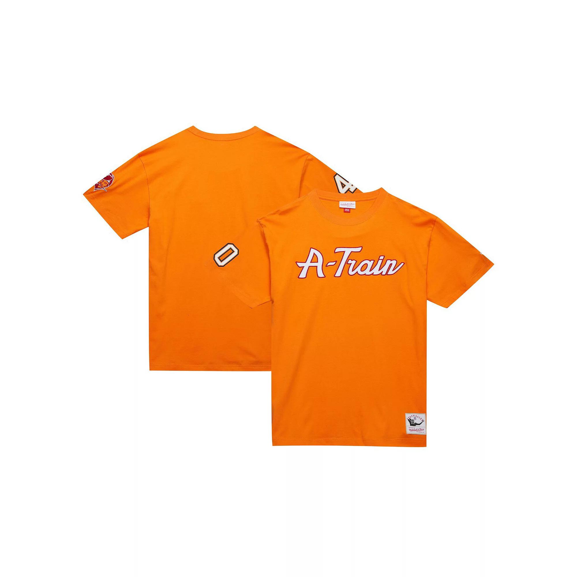Men's Mitchell & Ness Mike Alstott Orange Tampa Bay Buccaneers Retired Player Nickname T-Shirt,  Product Image